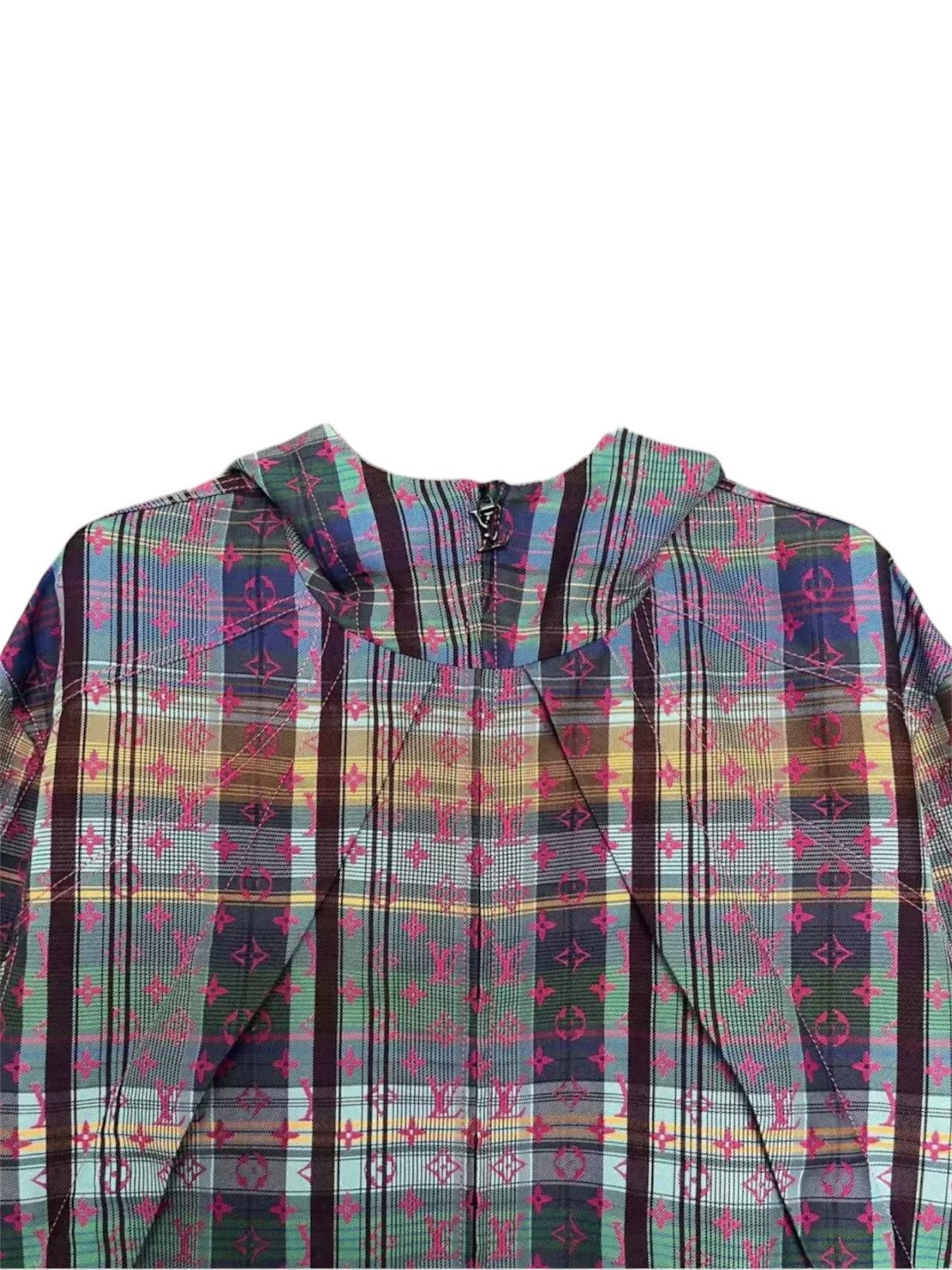 Louis Vuitton Louis Vuitton 50 Multicolor Plaid Monogram Hooded Jacket Size US M / EU 48-50 / 2 - 4 Thumbnail