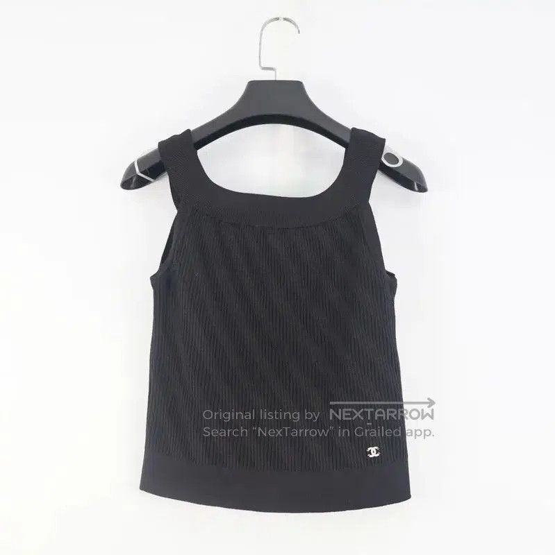 Chanel Chanel Summer Black Women's Short T-Shirt . Size M / US 6-8 / IT 42-44 - 2 Thumbnail