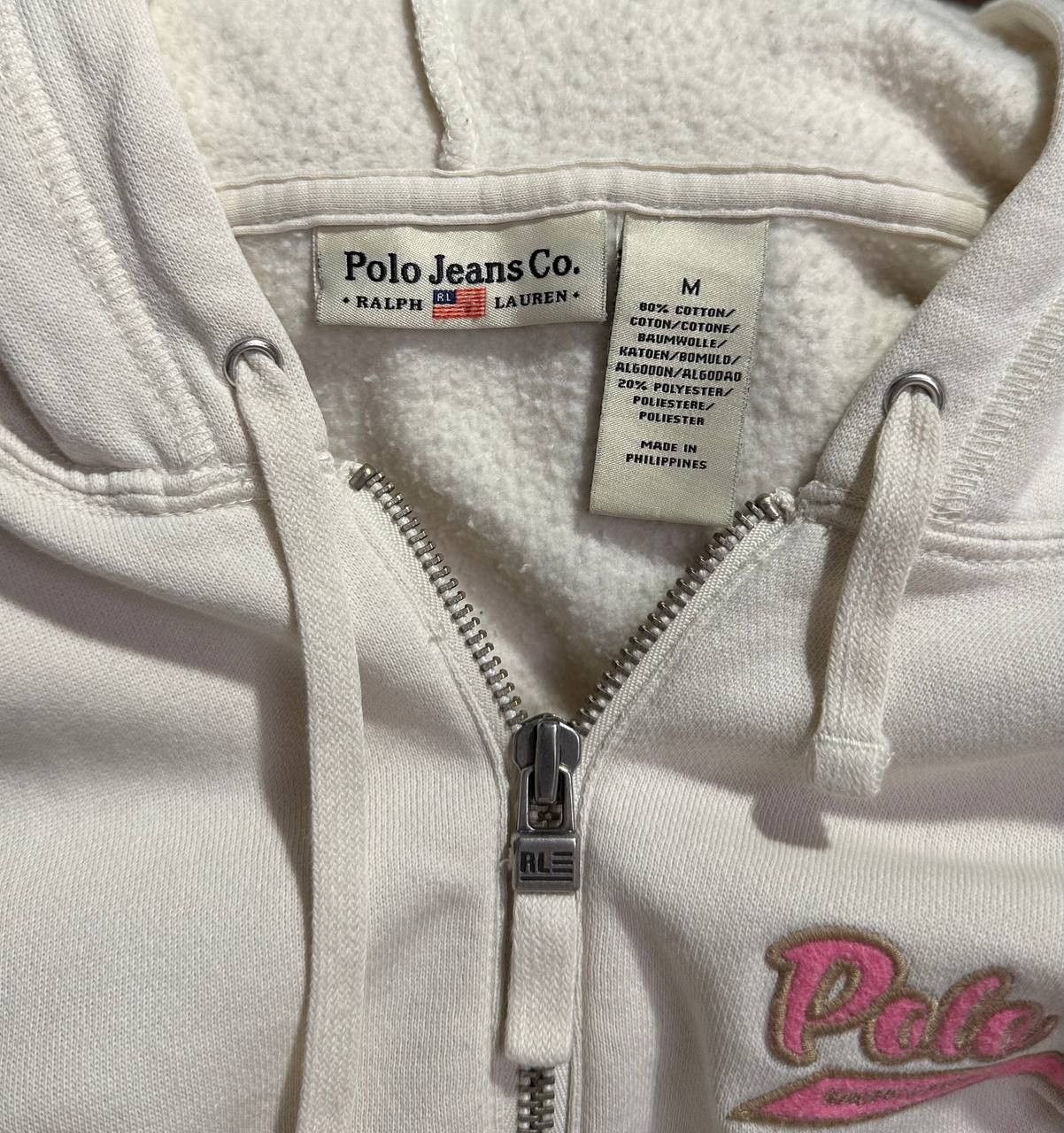 Polo Ralph Lauren × Vintage Polo Jeans Co Ralph Lauren Stitched zip hoodie Vintage Y2K Size M / US 6-8 / IT 42-44 - 8 Thumbnail