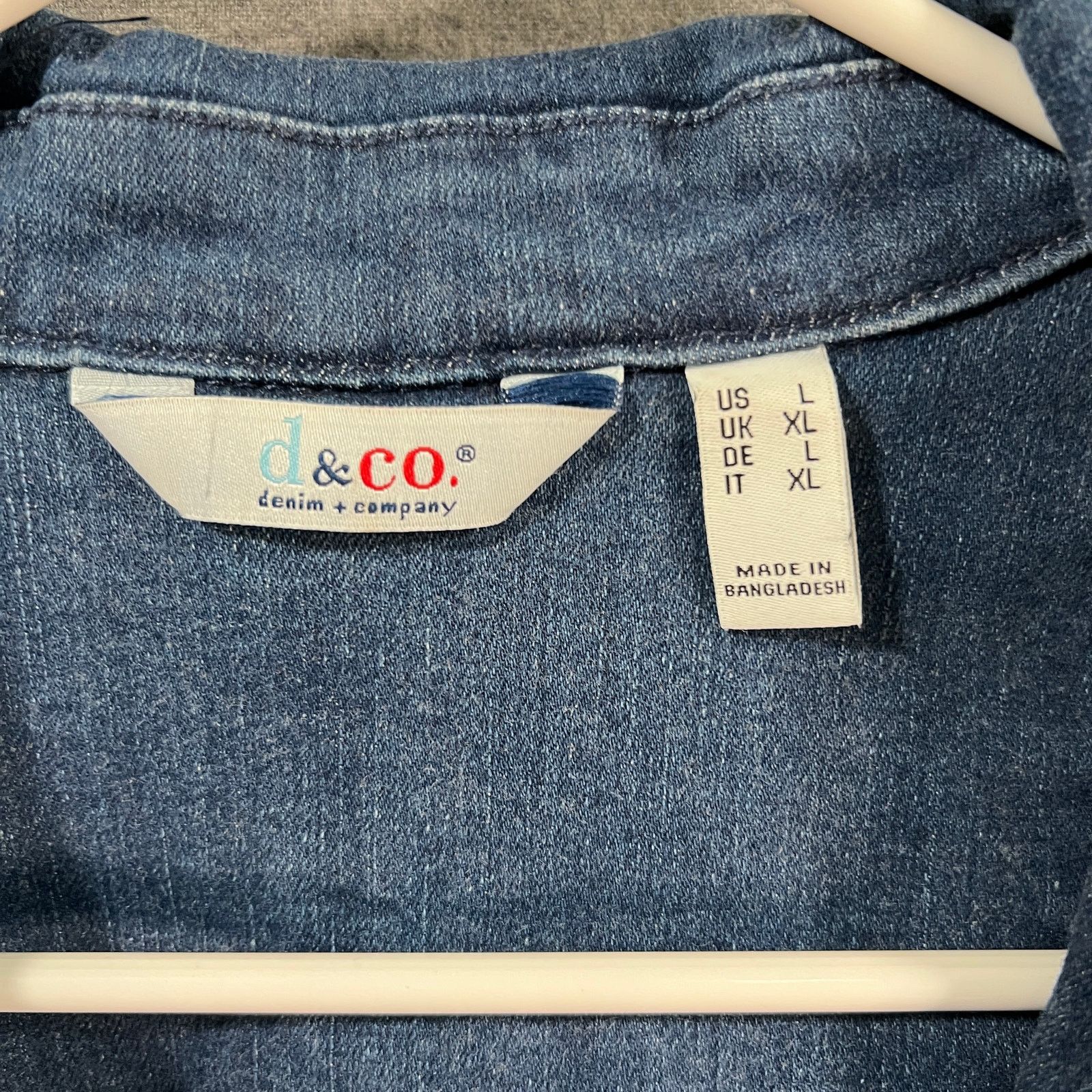 Other Denim & Co. Cozy Touch Peacoat Size L / US 10 / IT 46 - 3 Thumbnail