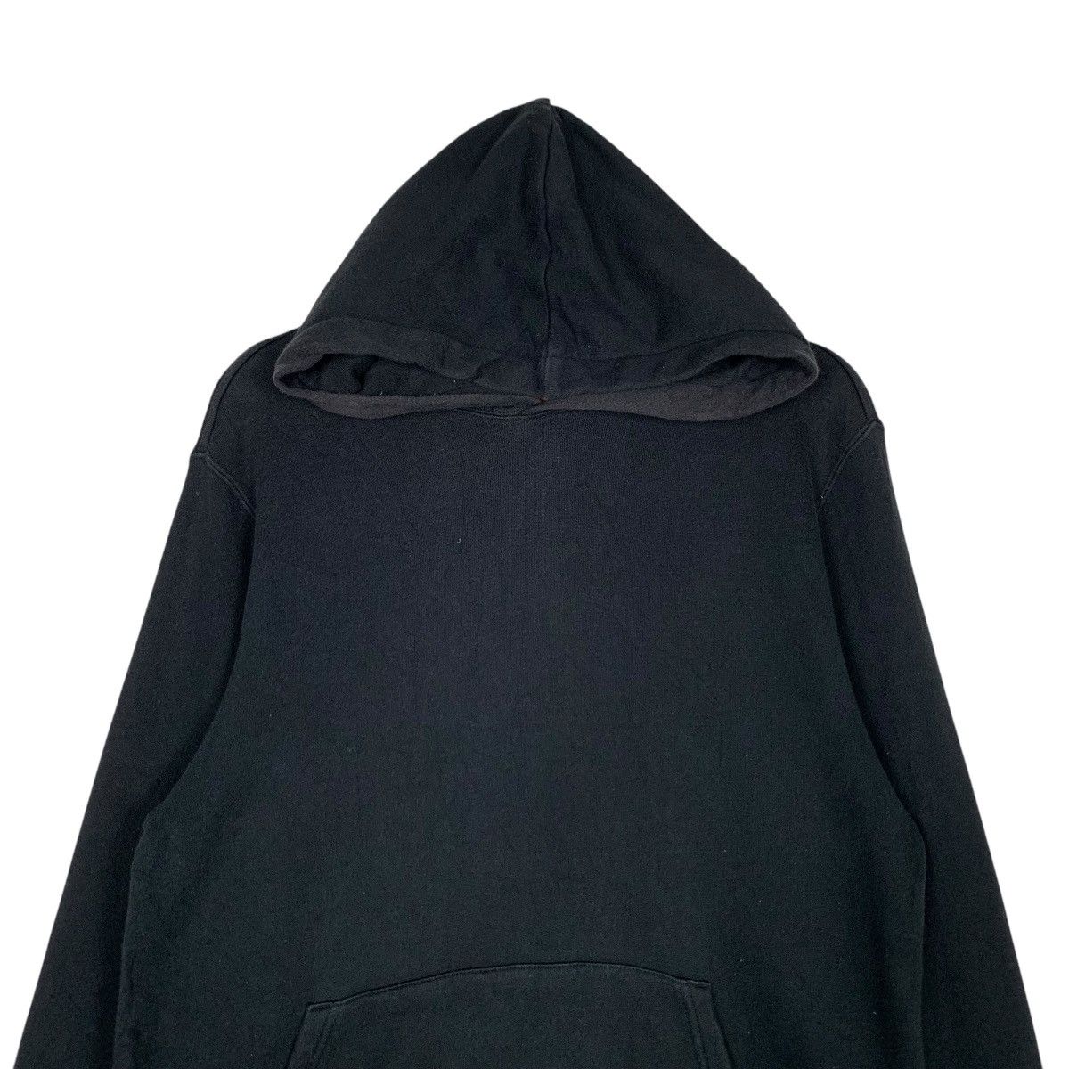 Champion CHAMPION Black Plain Pullover Hoodies Sweatshirt #1434-C65 Size US XL / EU 56 / 4 - 4 Thumbnail