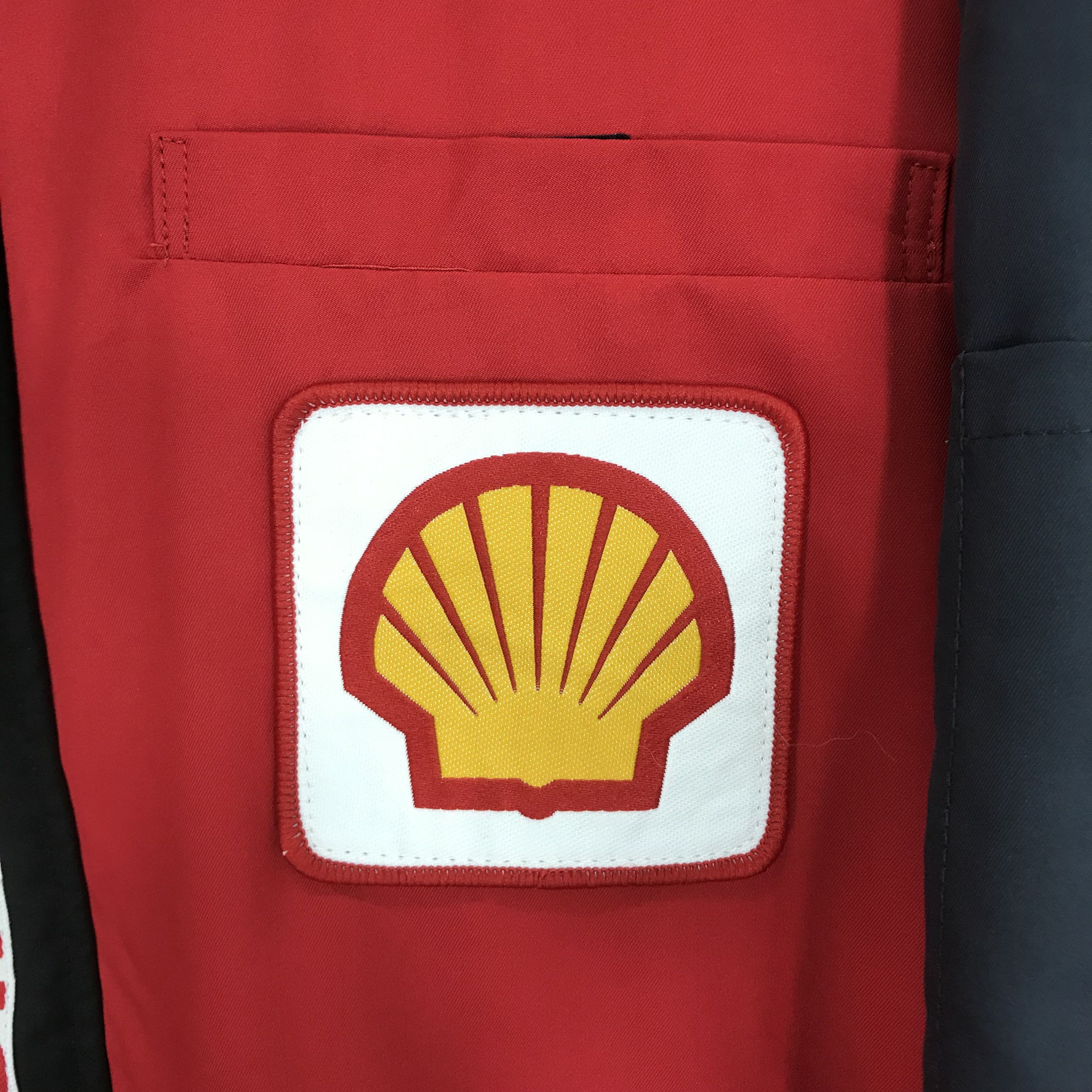 Vintage Vintage 90's Shell Uniform Worker Jacket Service Wear Size US L / EU 52-54 / 3 - 7 Thumbnail