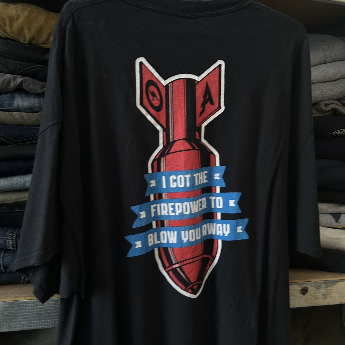 Band Tees Vintage Airborne 2017 Big Graphic Logo Rock band tee size2XL Size US XXL / EU 58 / 5 - 7 Thumbnail