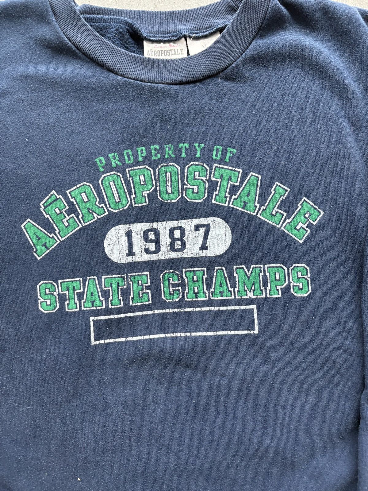 Aeropostale Vintage Y2K Aeropostale State Champs Crewneck Sweatshirt Size US XL / EU 56 / 4 - 2 Thumbnail