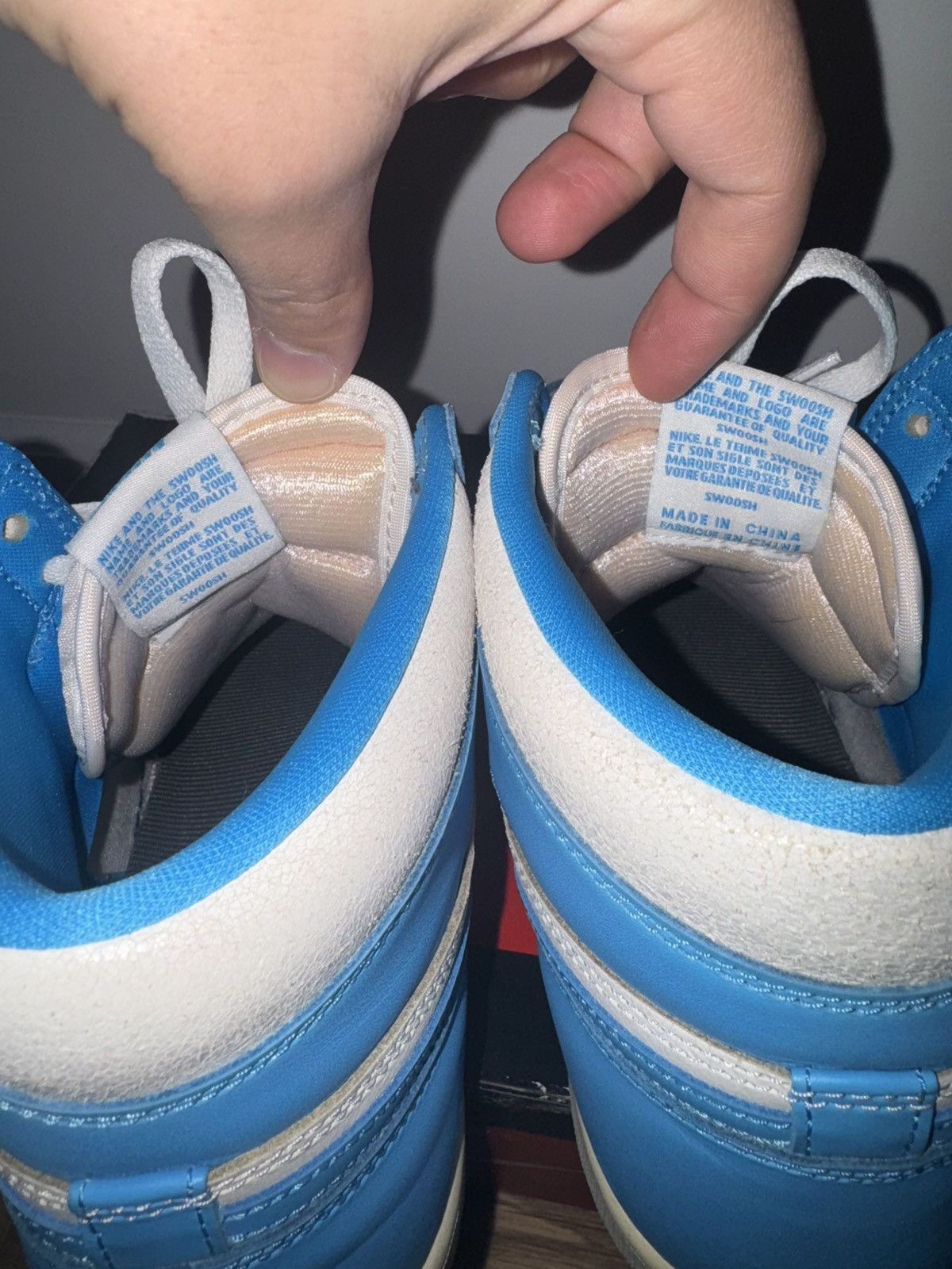 Jordan Brand Air Jordan 1 UNC sz.11.5 (2025) Size US 11.5 / EU 44-45 - 7 Thumbnail