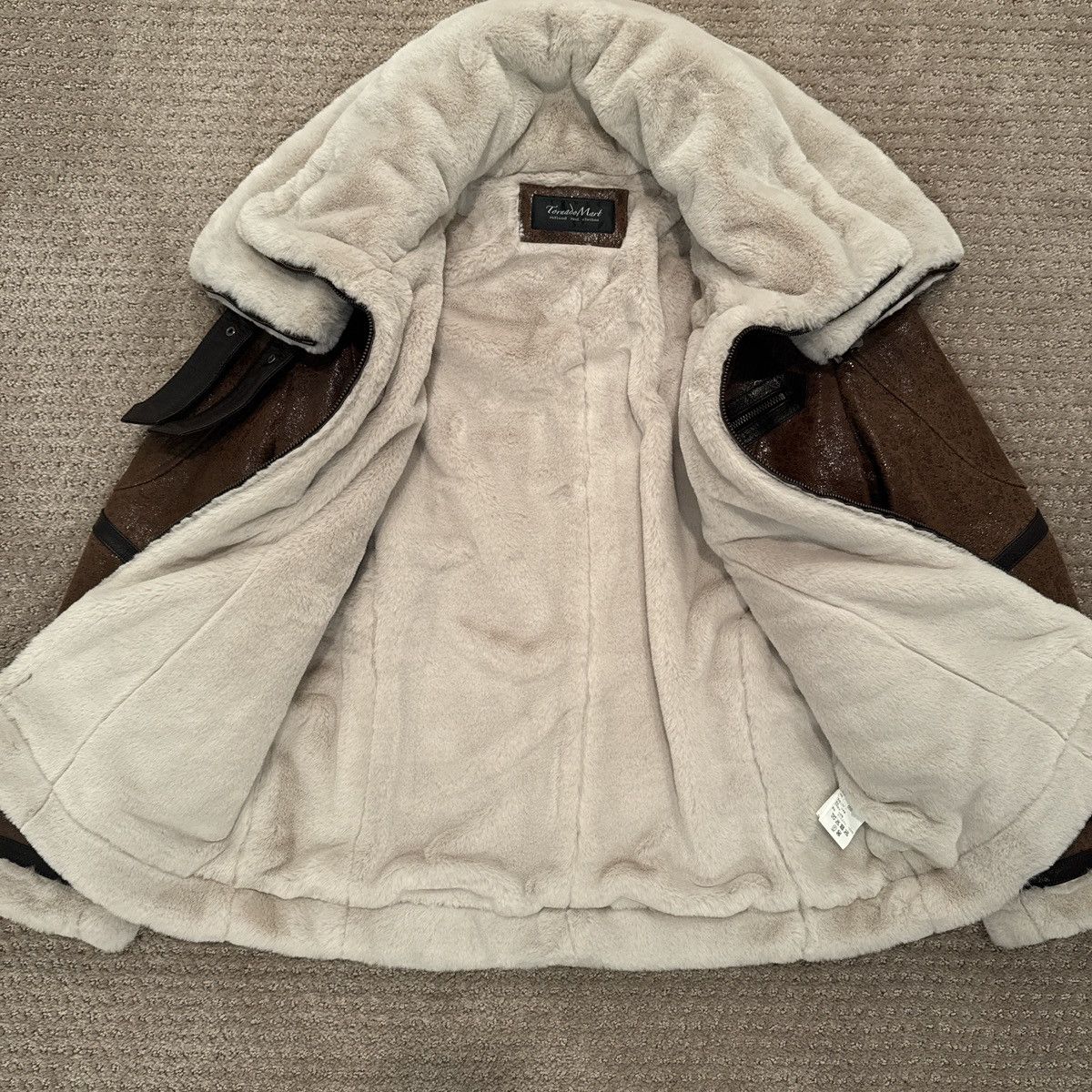 Tornado Mart Tornado mart fur lined leather jacket Size US M / EU 48-50 / 2 - 6 Thumbnail