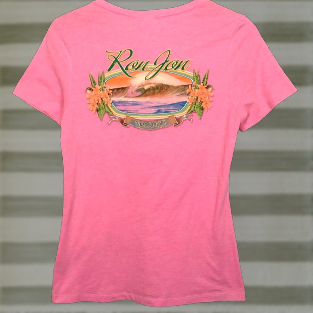 Ron Jon Surf Shop Ron Jon Surf Shop Orlando Shirt Women M Pink T-Shirt Casual Beach Florida Surfing Size M / US 6-8 / IT 42-44 - 1 Thumbnail