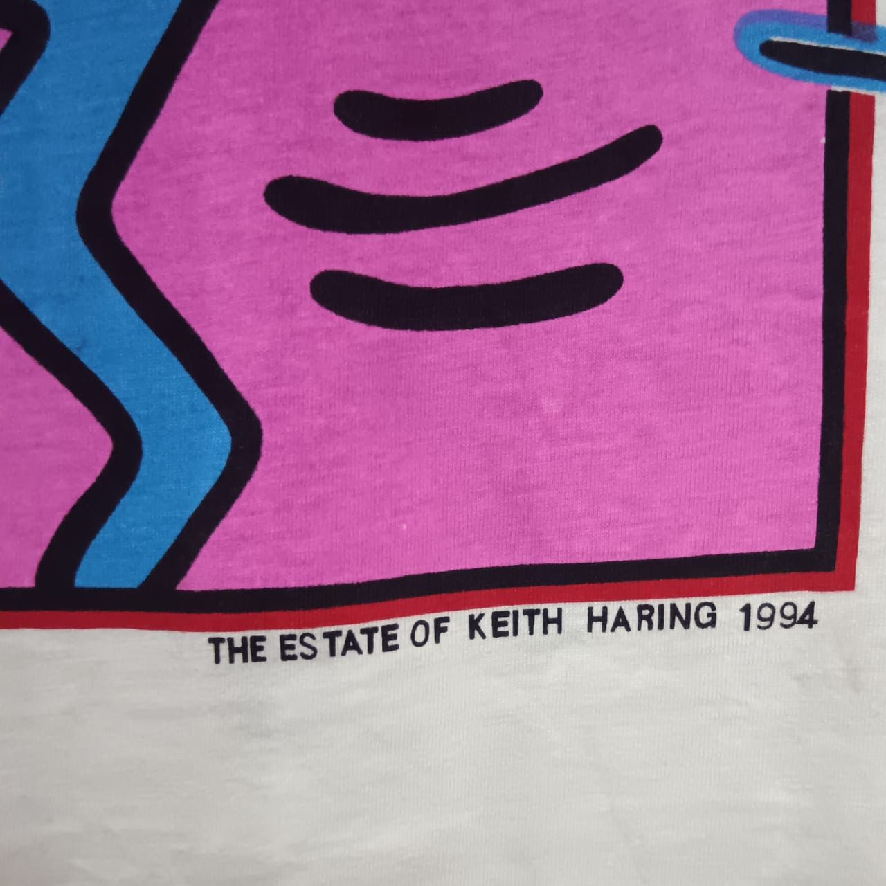 Keith Haring × Vintage Vintage 90s Keith Haring Size US XL / EU 56 / 4 - 4 Thumbnail