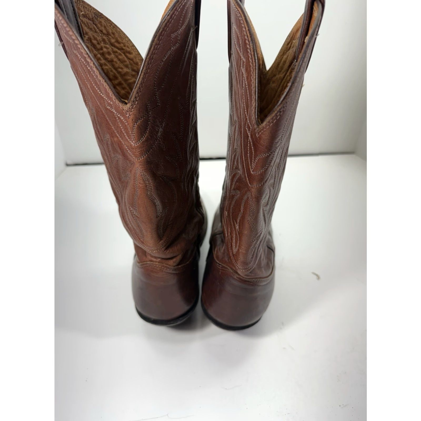 Vintage Nocona Boots Boot Men Size 8 D Brown Leather Western Rodeo Vintage USA Size US 8 / EU 41 - 6 Thumbnail