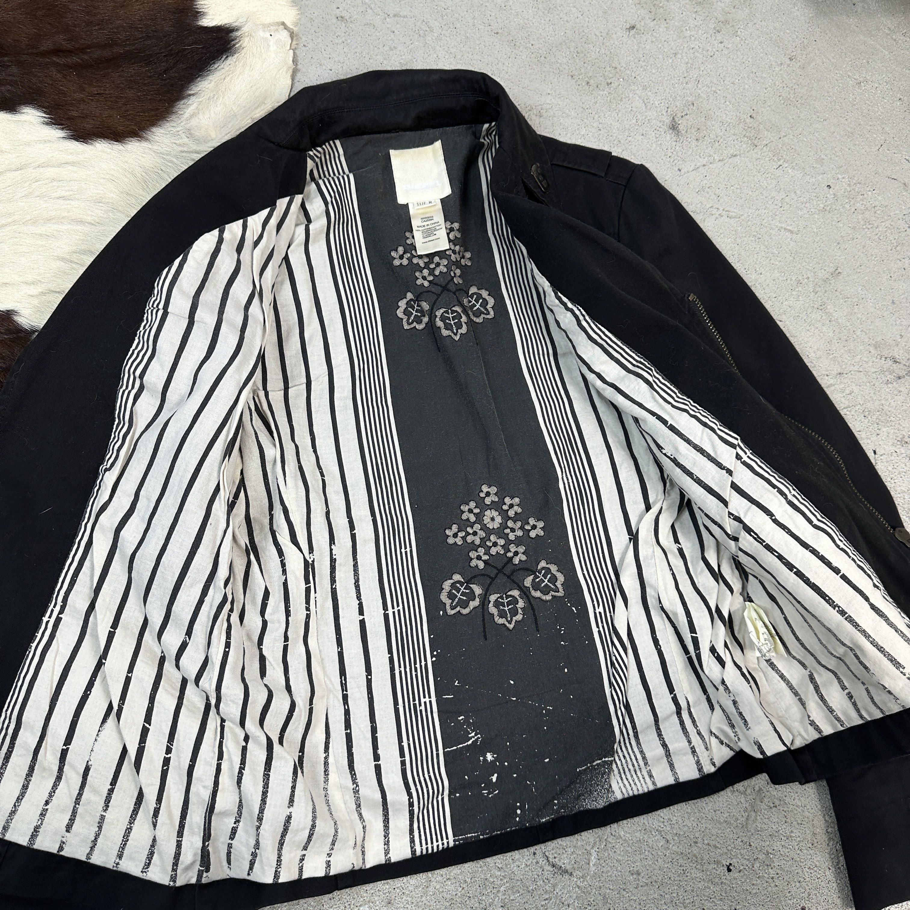 Diesel × Vintage Vintage Diesel Asymmetrical Zip Woman's Jacket Size M / US 6-8 / IT 42-44 - 3 Thumbnail