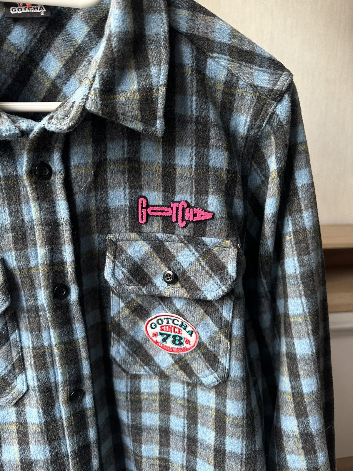 Gotcha Gotcha vintage flannel shirt Size US L / EU 52-54 / 3 - 3 Thumbnail