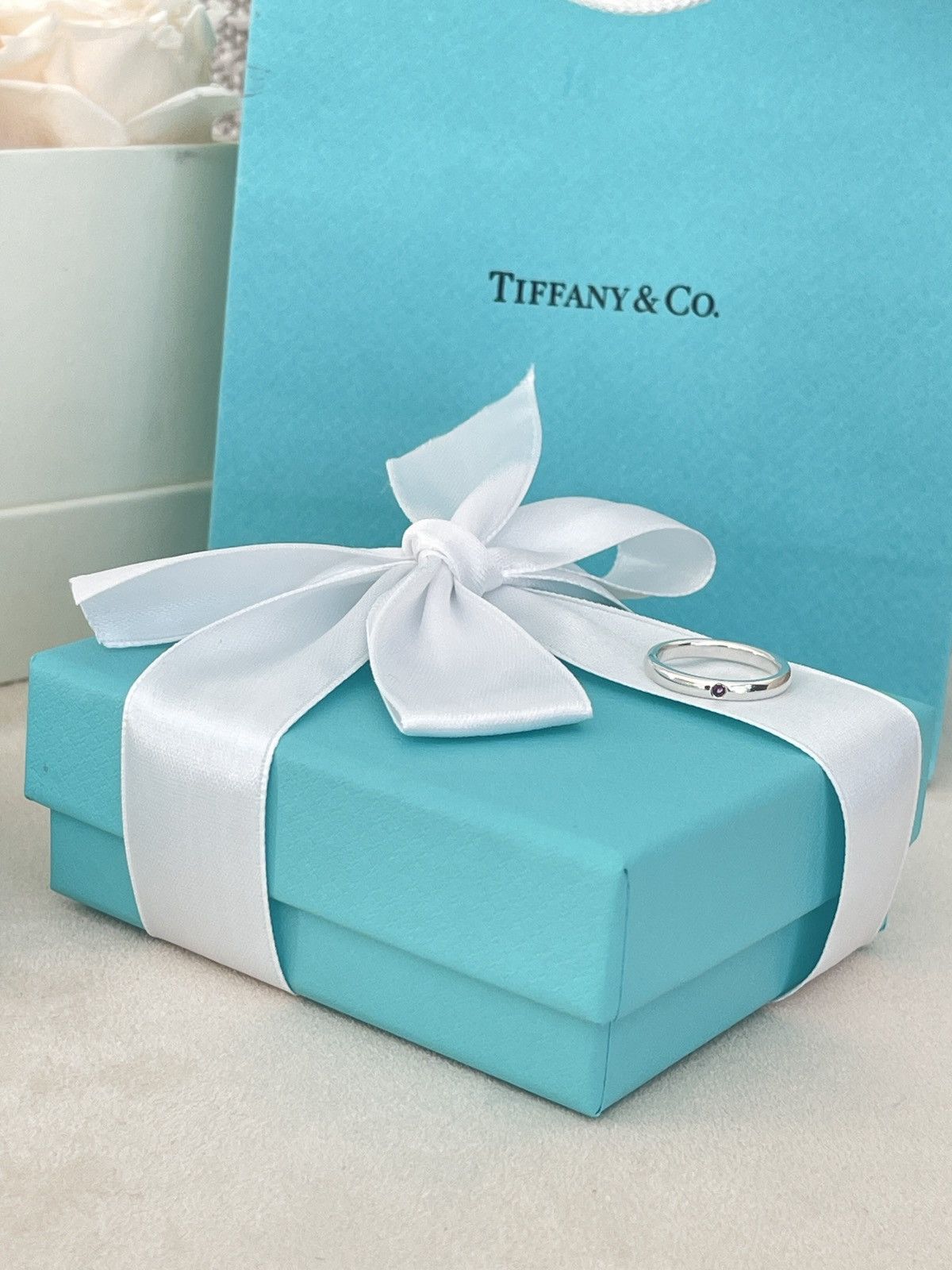 Tiffany & Co. Tiffany & Co. Silver Peretti Pink Sapphire sz. 5.5 $550 Size ONE SIZE - 13 Thumbnail