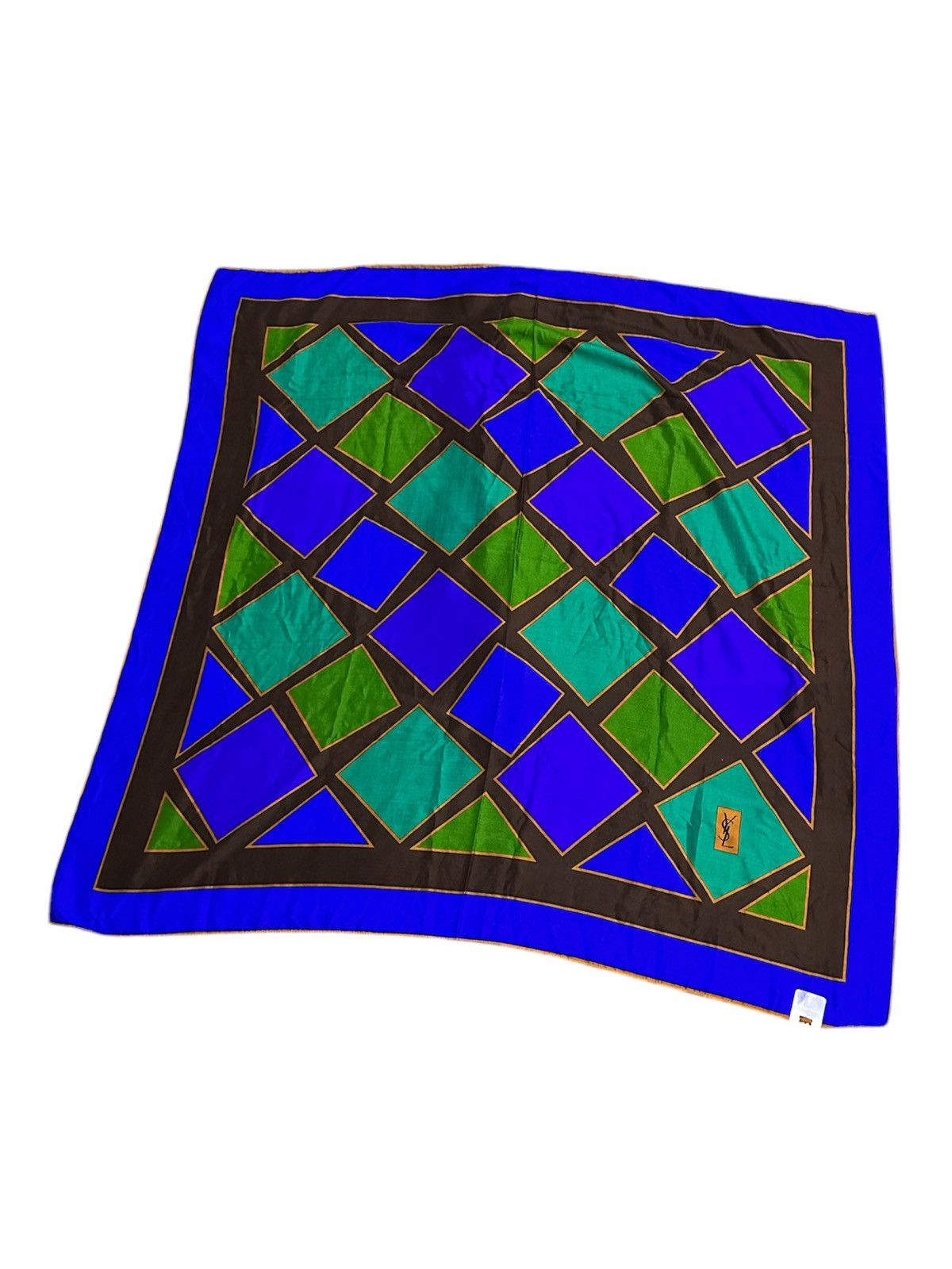 Vintage Vintage 1990 Yves Saint Lauren Foulards Silk Scarves Size ONE SIZE - 2 Thumbnail