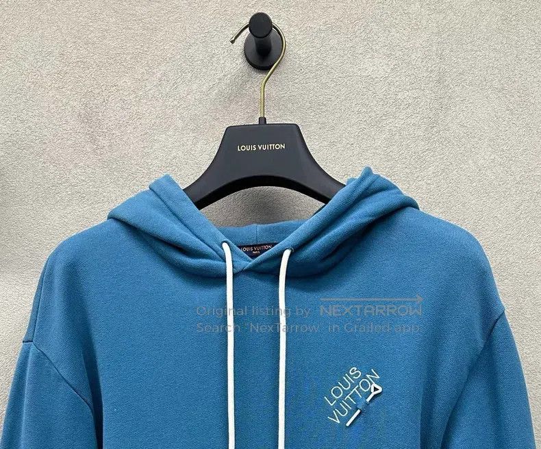 Louis Vuitton Louis Vuitton Blue Hoodie Size US S / EU 44-46 / 1 - 5 Thumbnail
