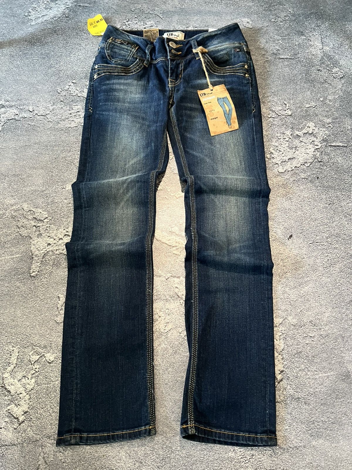 Vintage RARE Vintage LTB Skinny Underground Jeans Size US 27 - 1 Thumbnail