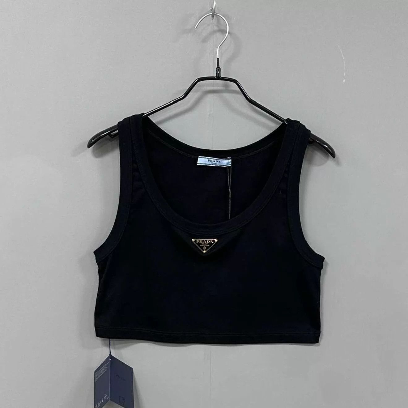 Prada PRADA Gold Logo Vest New With Tags Size 40 Size S / US 4 / IT 40 - 1 Thumbnail