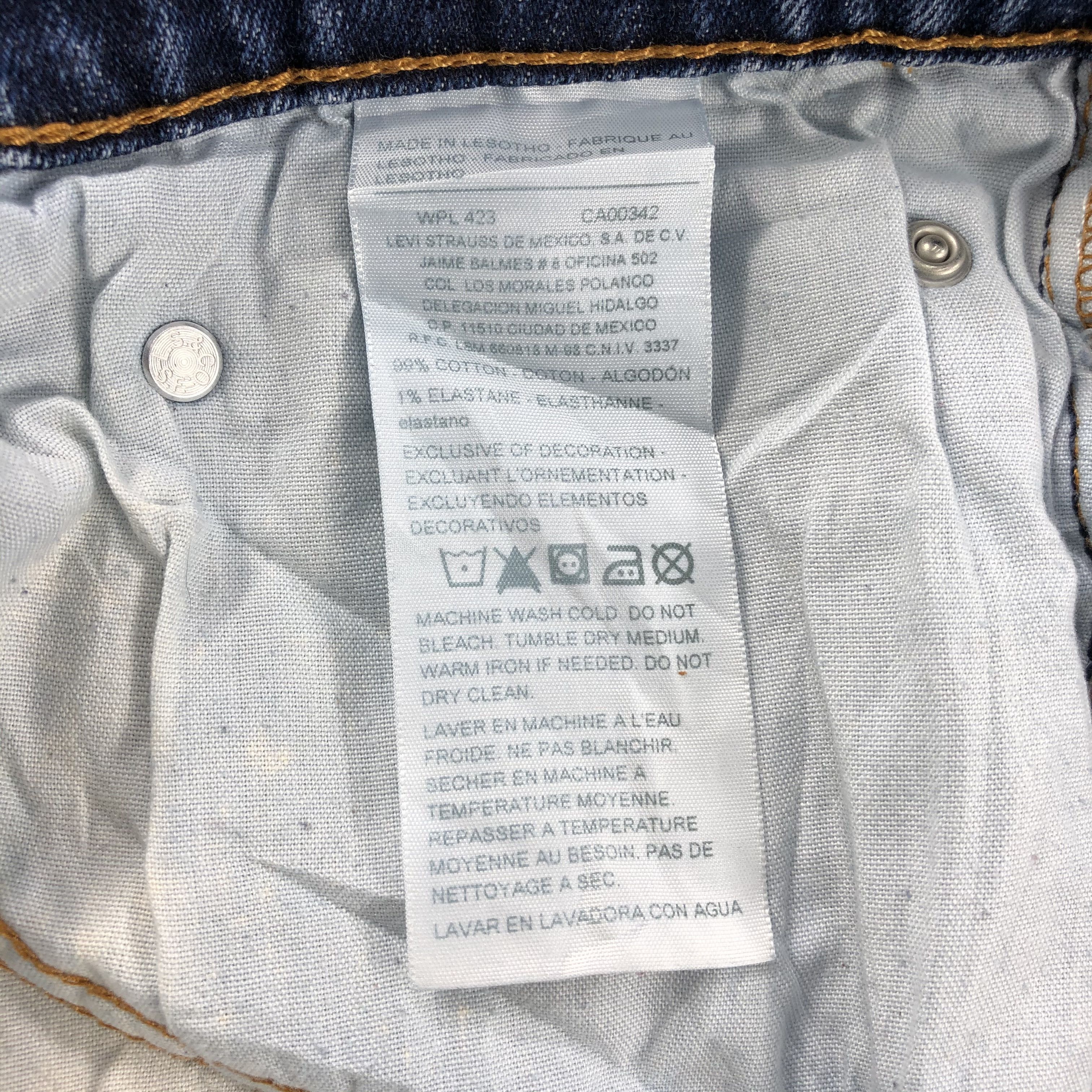 Levi's Vintage Levs 236 Jeans Blue Wash Denim-J1076 Size US 38 / EU 54 - 9 Thumbnail