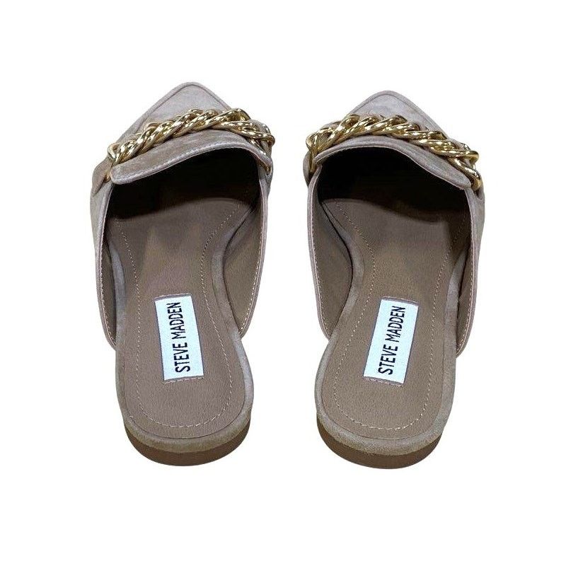 Steve Madden Steve Madden Faine Suede Chain Detail Mules Flats 7.5M Size US 7.5 / IT 37.5 - 2 Thumbnail