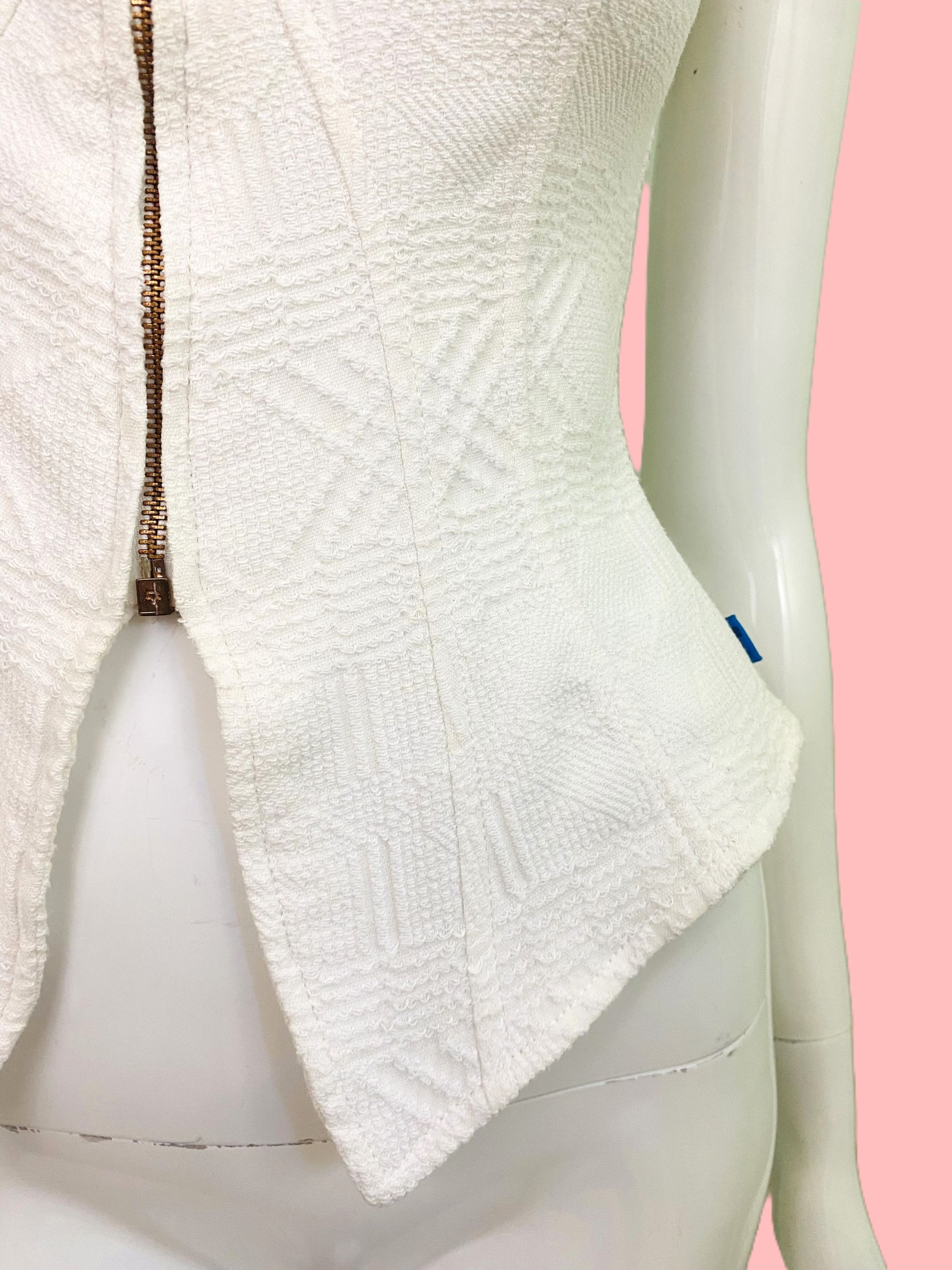 Jean Paul Gaultier Christian Lacroix Couture Great Gatsby Top Corset Bustier Size M / US 6-8 / IT 42-44 - 3 Thumbnail
