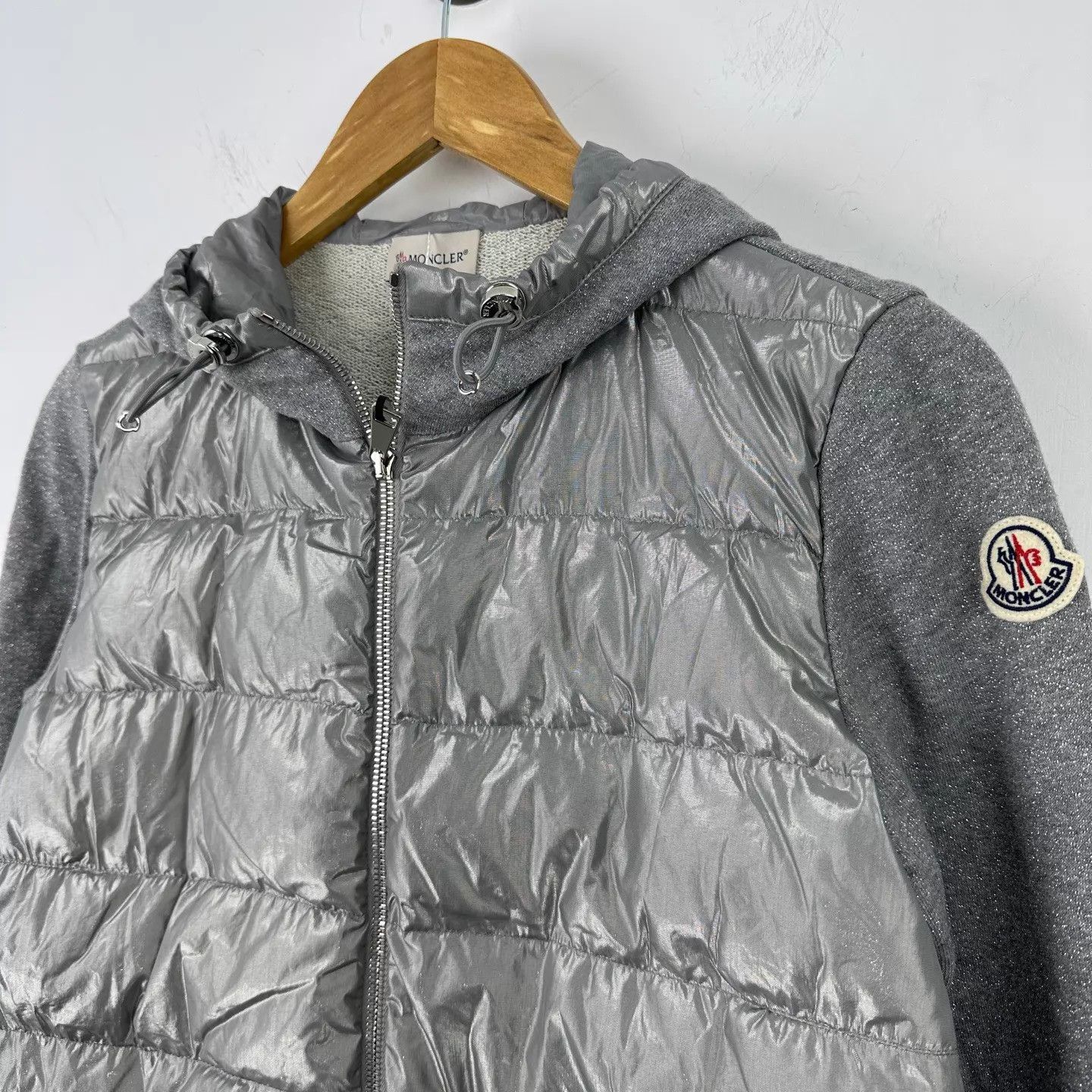 Moncler Moncler Shimmer Color Blocked Puffer Jacket S NM Size S / US 4 / IT 40 - 4 Thumbnail