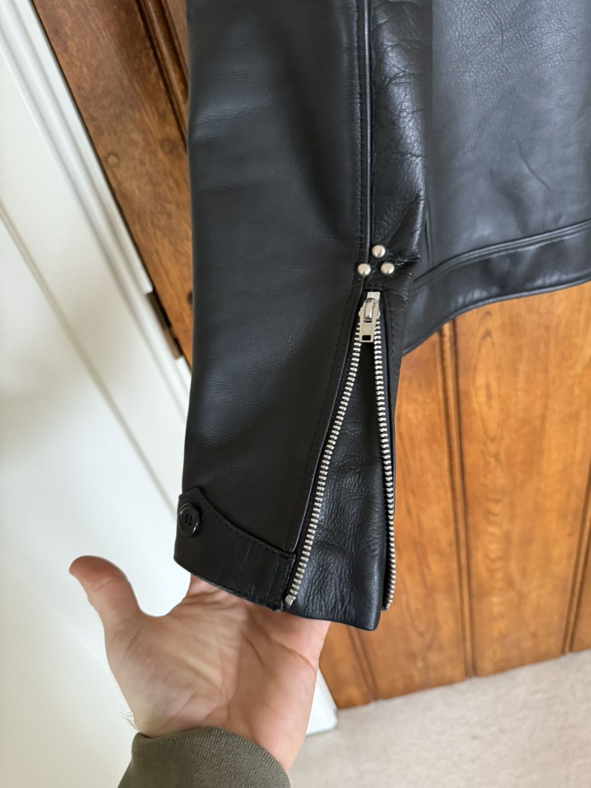 Undercover Grail Undercover leather studded trucker jacket 3 S M biker Size US M / EU 48-50 / 2 - 20 Thumbnail