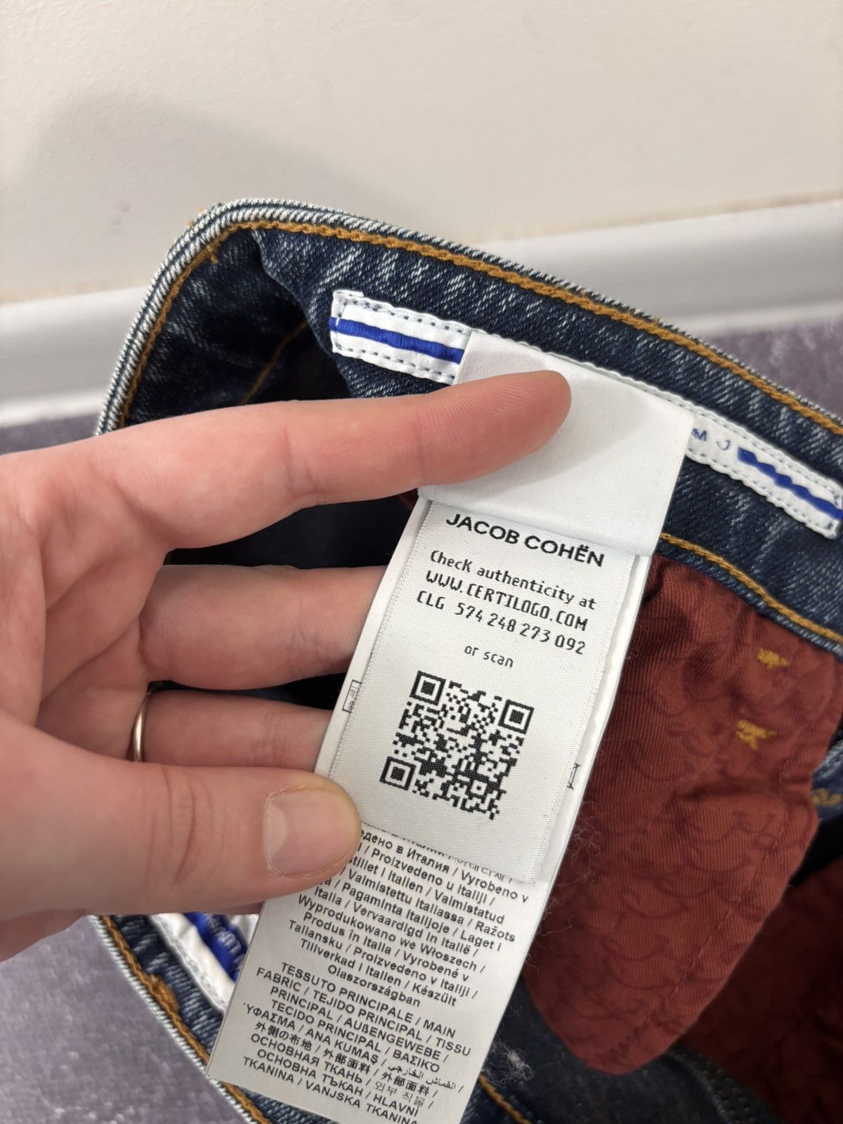 Jacob Cohen Jacob Cohen Kimberly Women’s Slim Stretch Blue Denim Jeans Size 29" - 11 Thumbnail