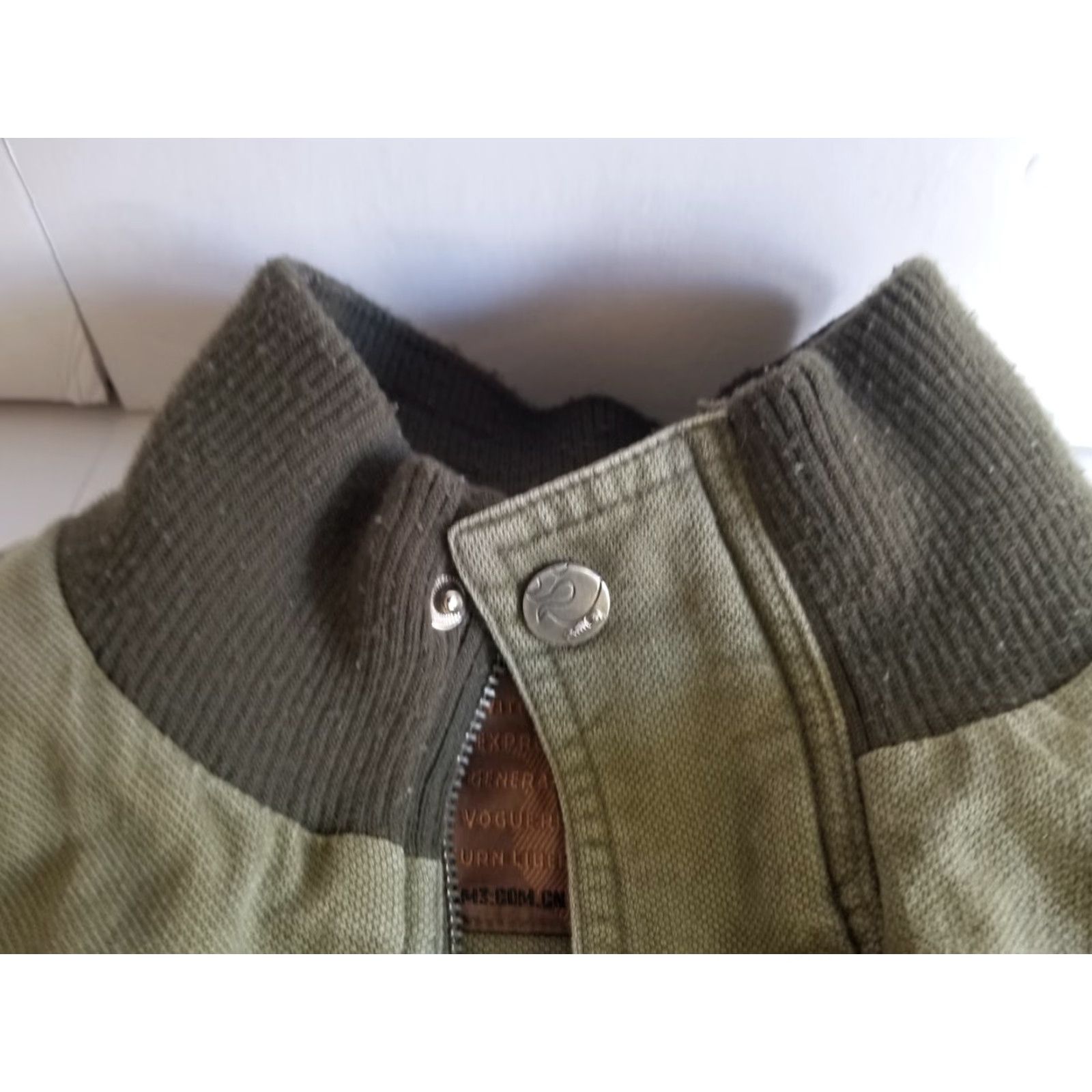 Vintage VINTAGE Army Green Tactical Military Utility Jacket AM3 Men Full Zip Up Size M Green Military Jacket Mens Size US M / EU 48-50 / 2 - 4 Thumbnail