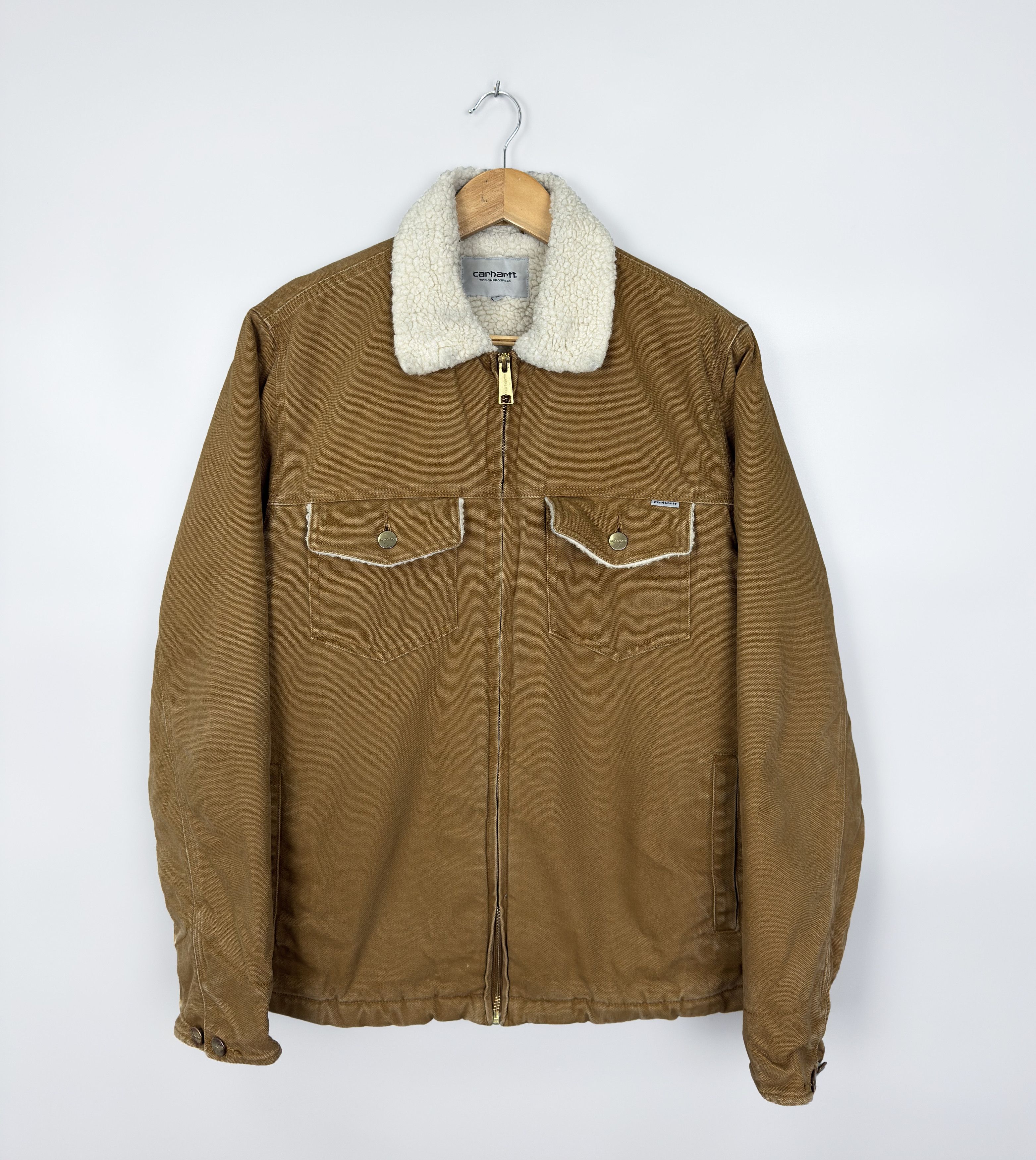 Carhartt Wip Carhartt WIP Miles Sherpa Canvas Jacket Size US M / EU 48-50 / 2 - 1 Thumbnail