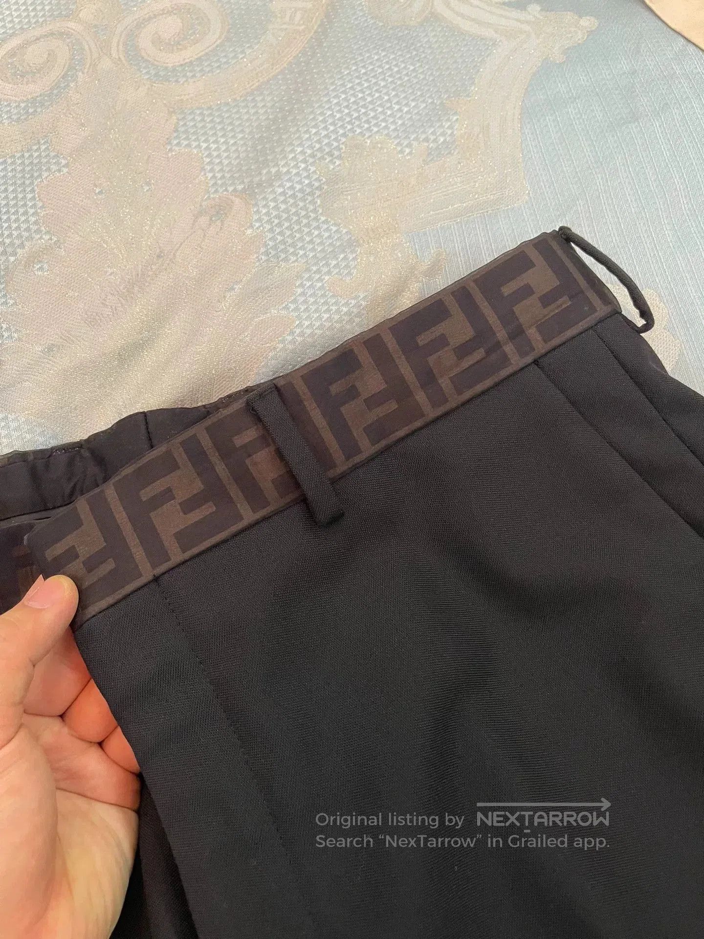 Fendi fendi classic black suit with iconic print. Size US L / EU 52-54 / 3 - 8 Thumbnail