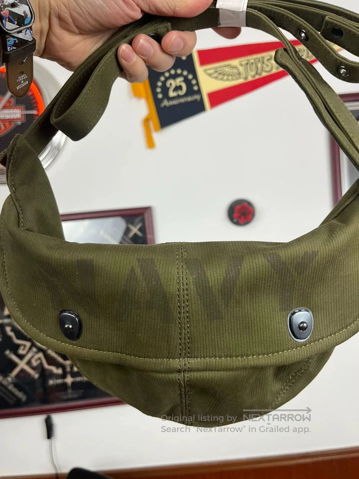 Other Olive Green N1 Twill Shoulder Bag. Size ONE SIZE - 1 Thumbnail