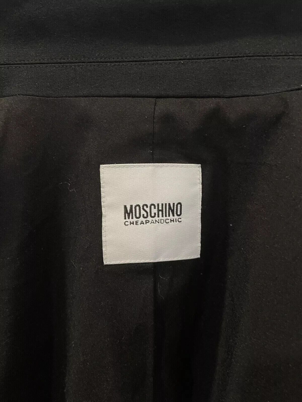 Moschino Moschino Cheap and Chick Rayon Blazer Womens Jacket Coat Size S / US 4 / IT 40 - 8 Thumbnail