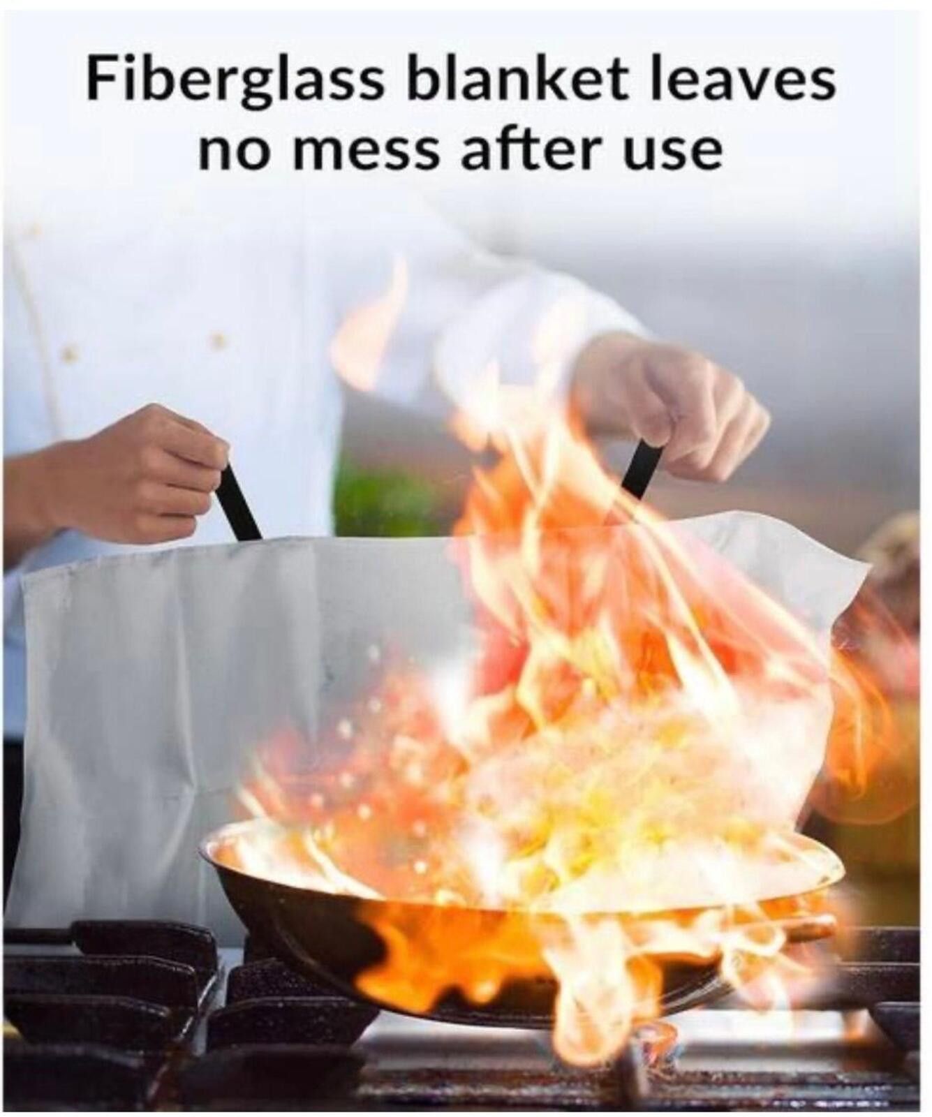 Other Emergency Fire Safety Fire Suppression Blanket Size ONE SIZE - 8 Thumbnail