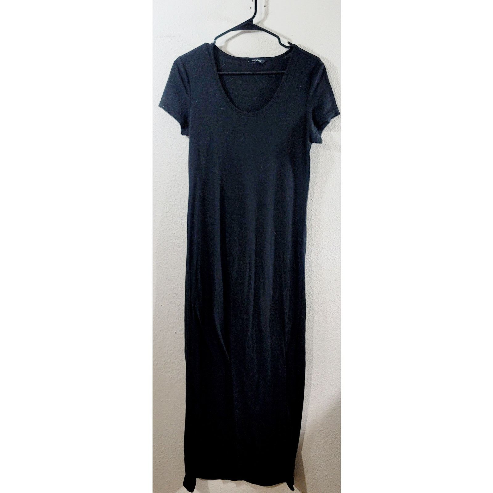 Other Just Love Black Short Capped Sleeve Maxi Dress Large Size L / US 10 / IT 46 - 1 Thumbnail