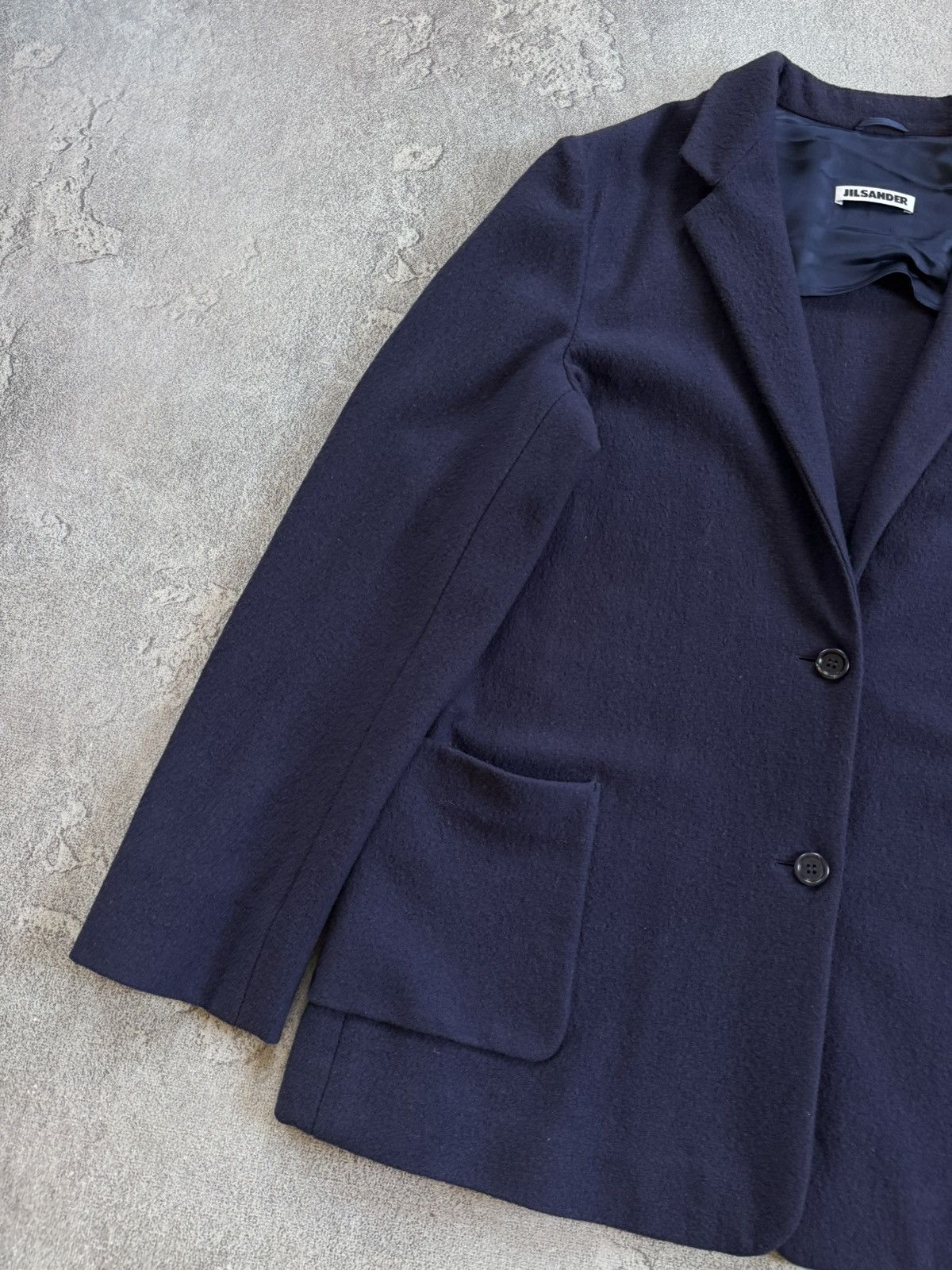 Jil Sander Jil sander wool blazer button up light casual jacket coat Size M / US 6-8 / IT 42-44 - 8 Thumbnail