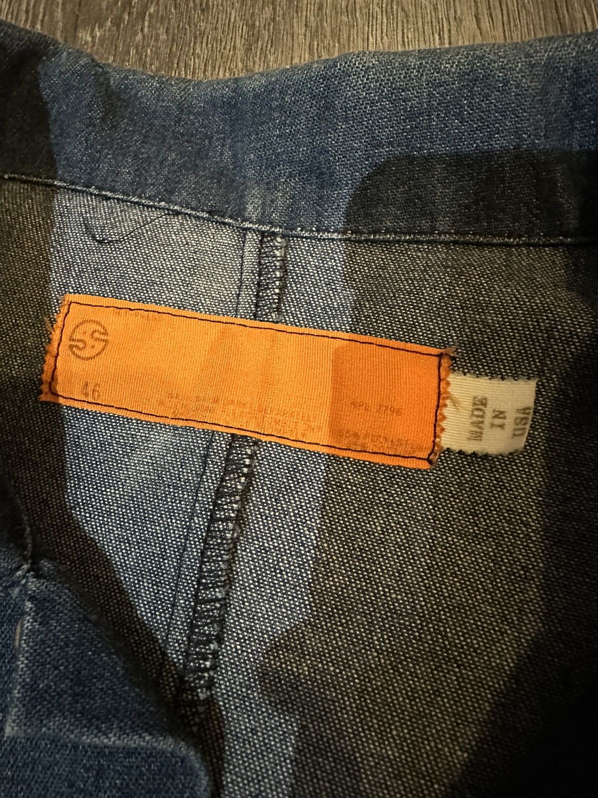 Vintage Vintage 1950’s chore denim jacket USA Made Size US XL / EU 56 / 4 - 2 Thumbnail