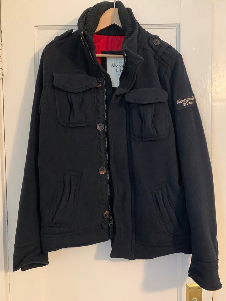 Abercrombie & Fitch Wool Military Jacket Size US M / EU 48-50 / 2 - 1 Thumbnail
