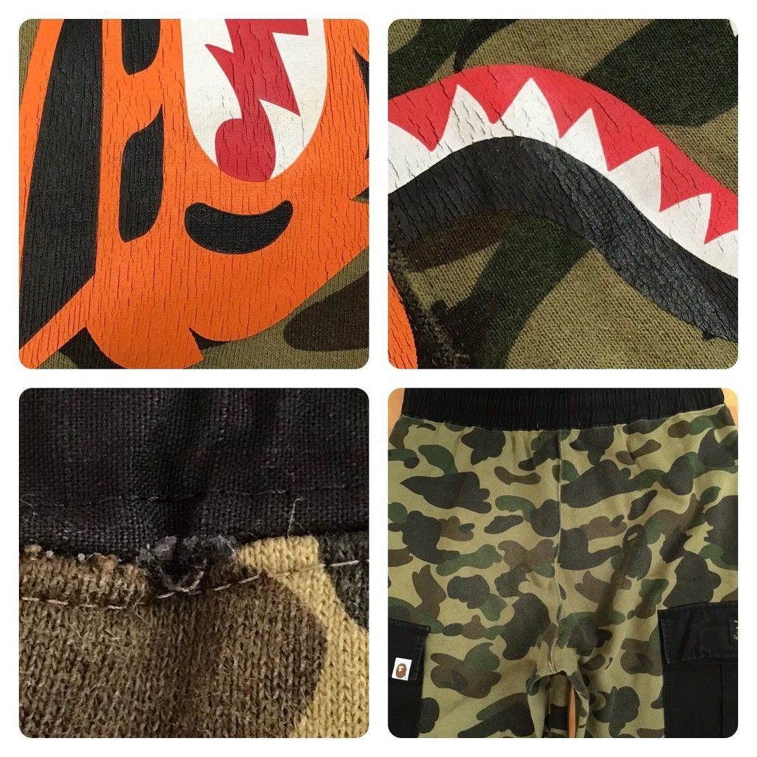 Bape BAPE 1st camo green Tiger Shark Sweat Cargo Pants ★size M Size US 32 / EU 48 - 8 Thumbnail