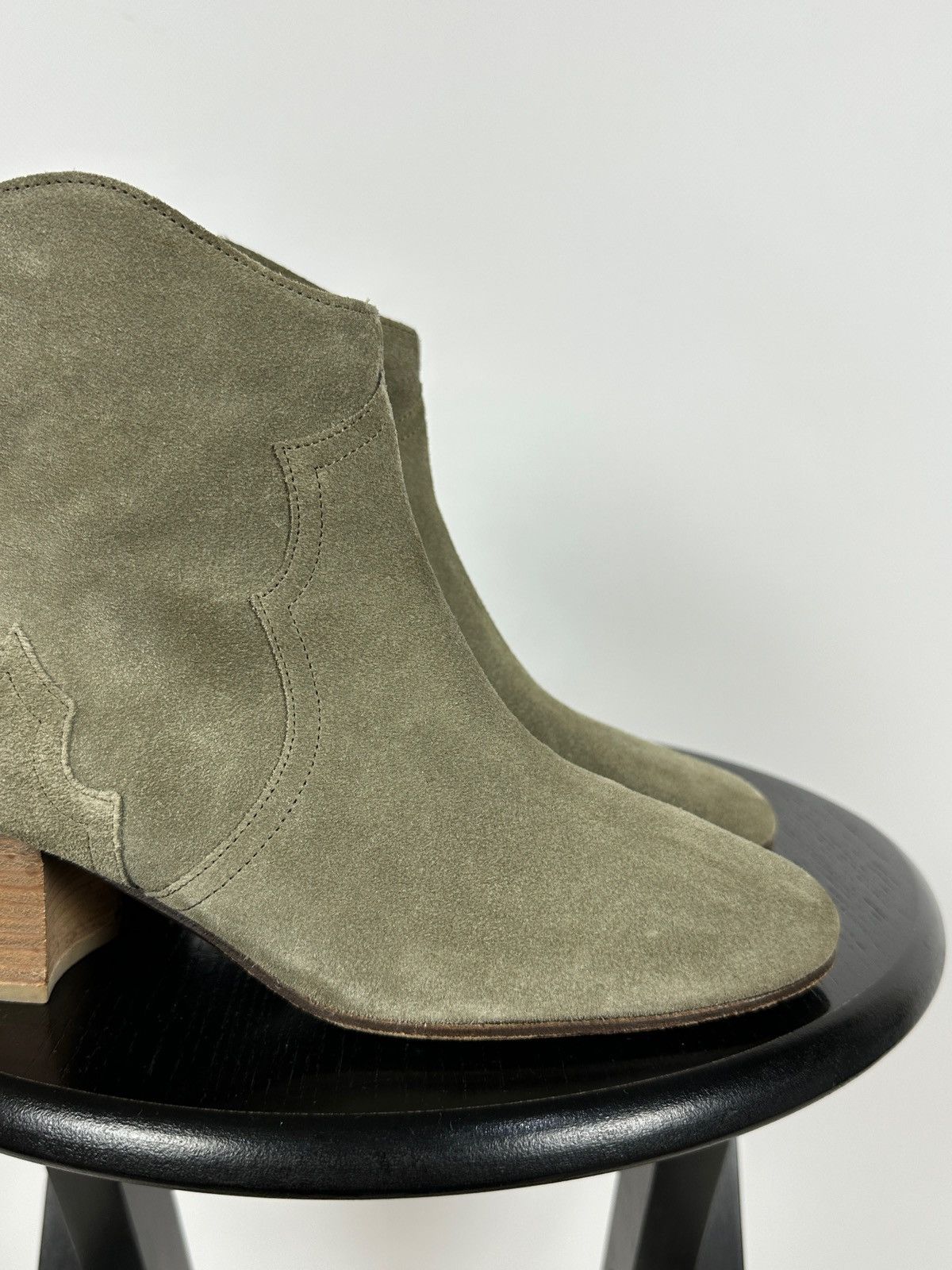 Isabel Marant × Isabel Marant Etoile Isabel Marant Étoile Dicker Suede Ankle Boots Western Style Size US 9 / IT 39 - 13 Thumbnail