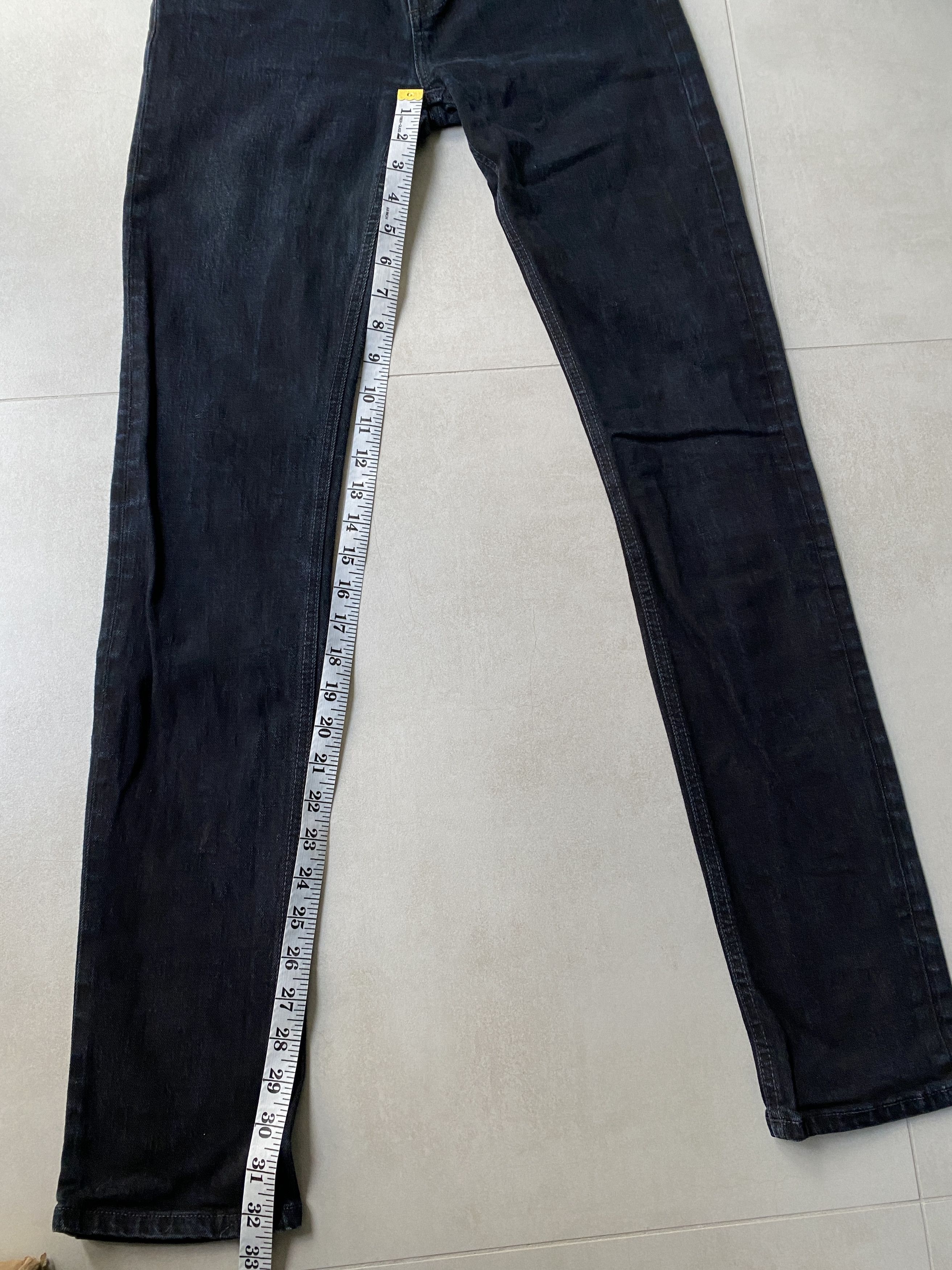 Nudie Jeans Nudie Jeans High Kai Org. Black denim jeans size W 30 L 34 Size US 30 / EU 46 - 12 Thumbnail