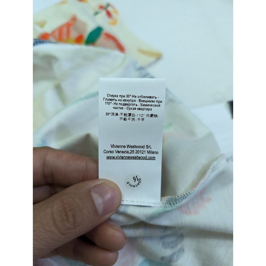 Vivienne Westwood o1rshd1 Classic T-Shirt Folklore Flower in Multicolor Size US M / EU 48-50 / 2 - 13 Thumbnail