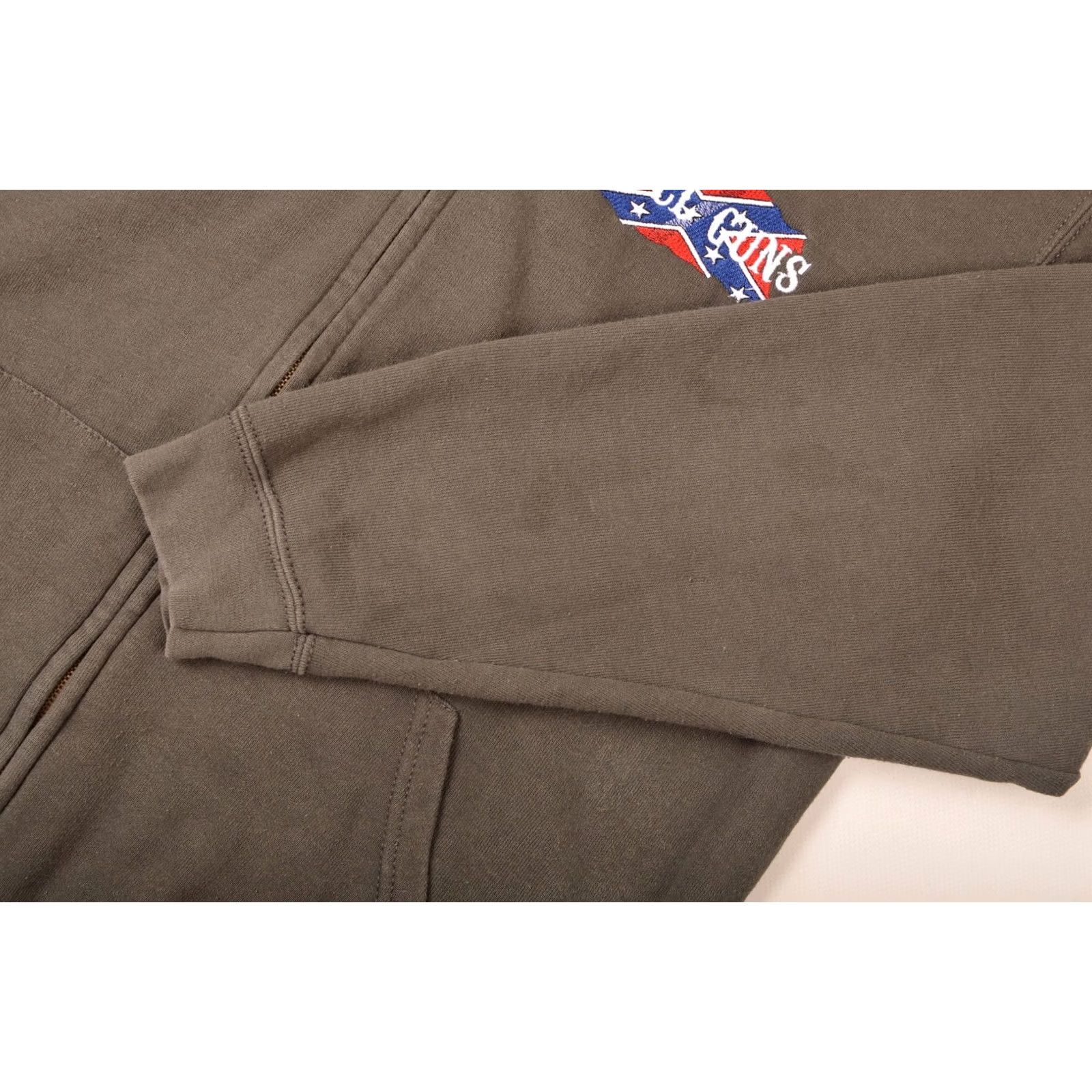 Fruit Of The Loom Fruit of the Loom Proll Guns Satans Prophecy Is Done Vintage Hoodie L Mens Gray 80% Cotton 20% Polyester Size US L / EU 52-54 / 3 - 5 Thumbnail