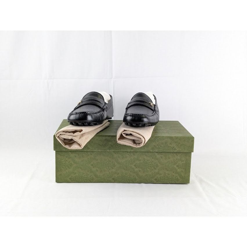 Gucci o1rshd1 Q:2 / Moccasin Leather R.S Quentin in Nero Size US 9.5 / EU 42-43 - 11 Thumbnail