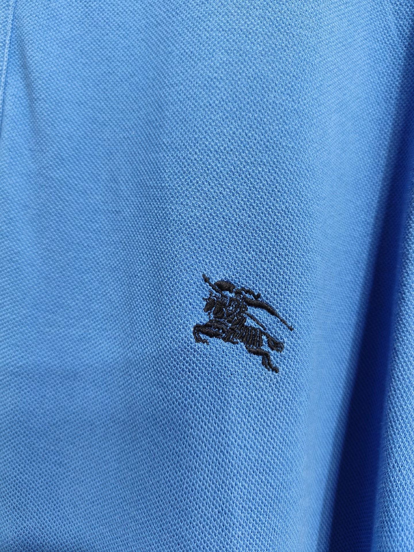 Burberry Burberry Men's Blue Short Sleeve Top K29 Size US XXL / EU 58 / 5 - 3 Thumbnail