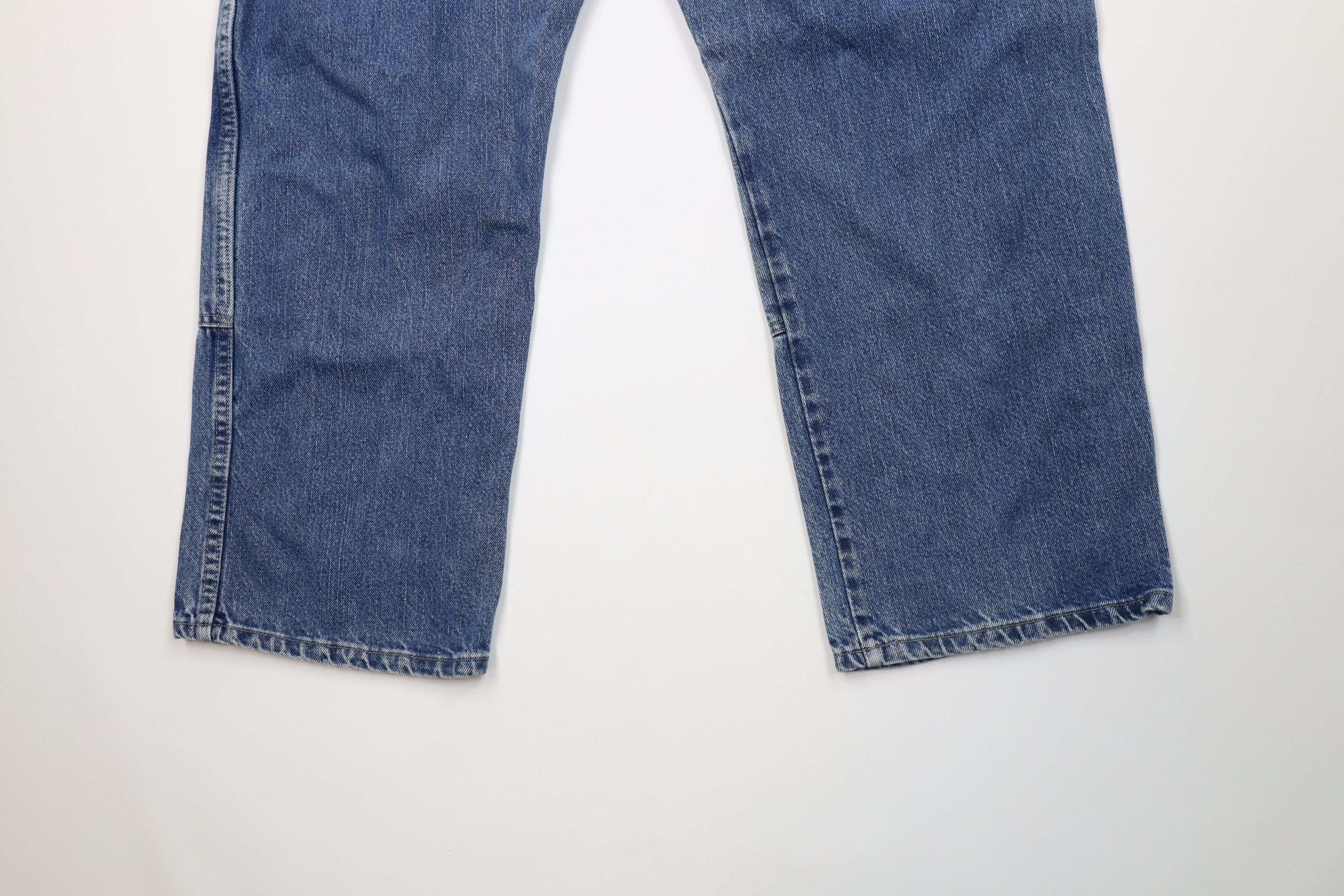 Dickies Vintage Dickies Wide Leg Double Knee Dungaree Denim Jeans Size US 40 / EU 56 - 13 Thumbnail