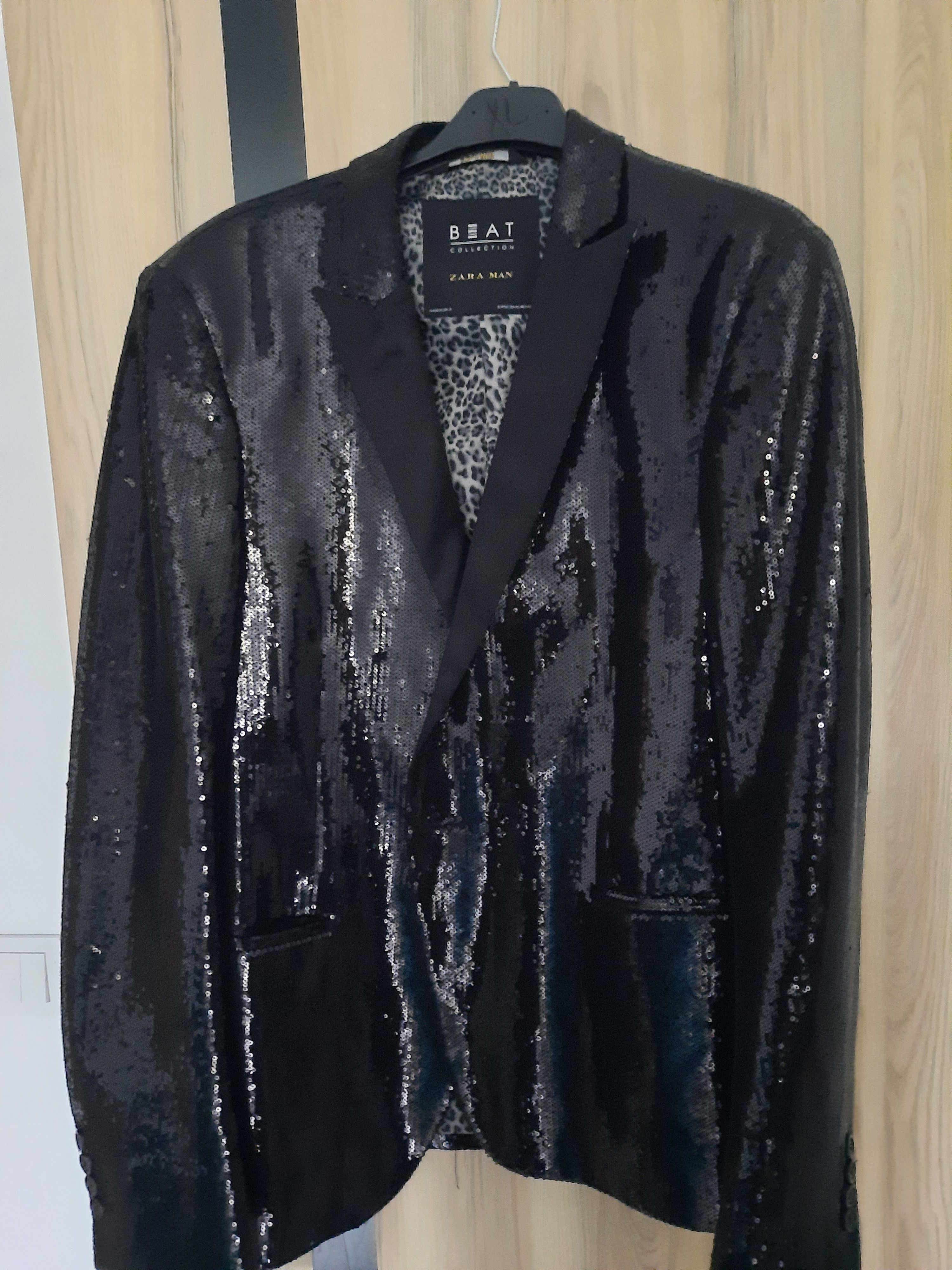 Mens sequin blazer zara best sale