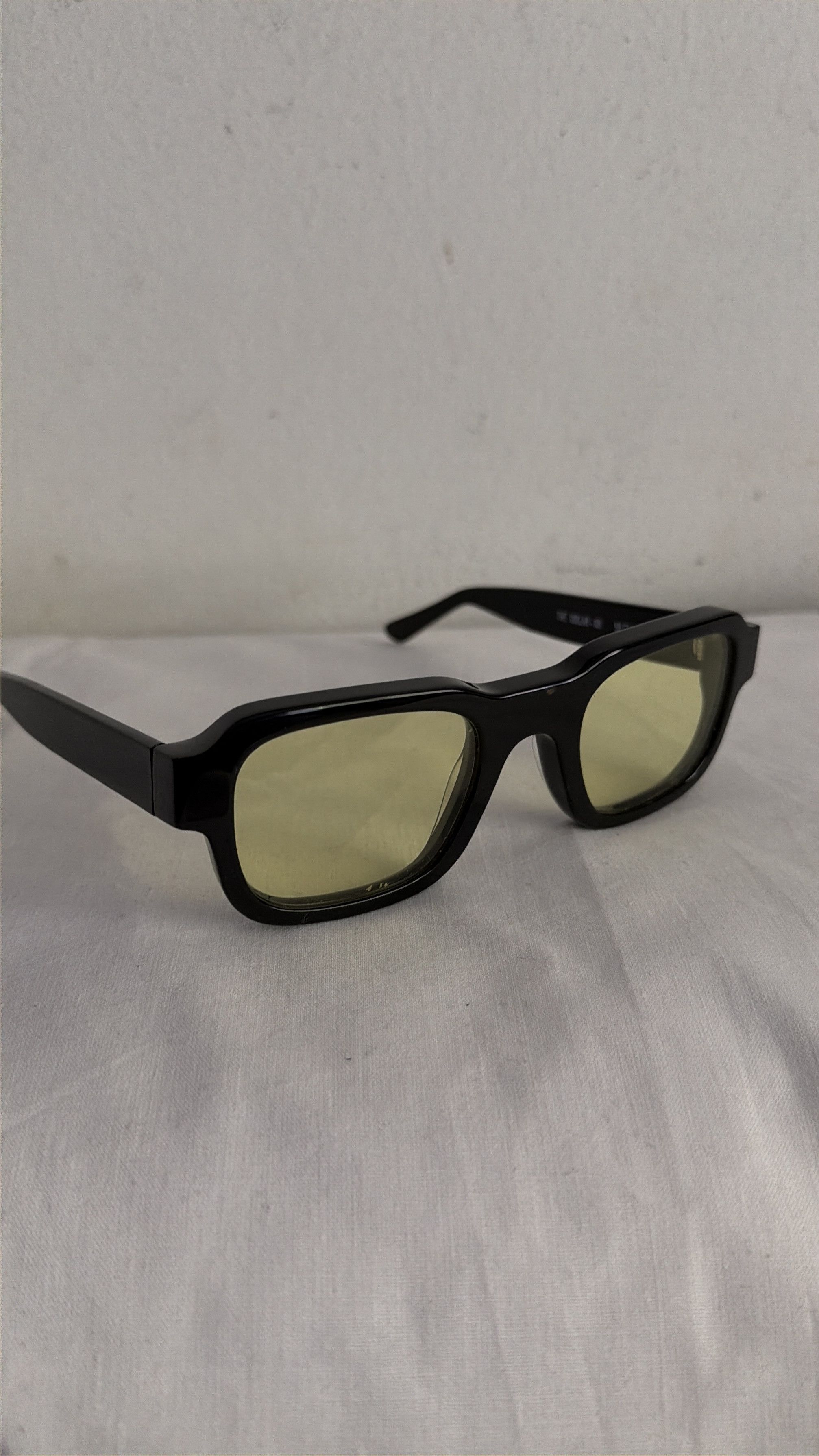 Enfants Riches Deprimes × Thierry Lasry The Isolar - 101 Chunky Black Acetate Yellow Sunglasses Size ONE SIZE - 5 Thumbnail