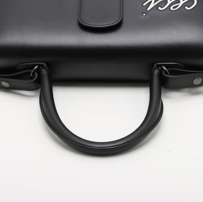 Delvaux Lumore MM Leather Two-Handbag Black x White Size ONE SIZE - 5 Thumbnail