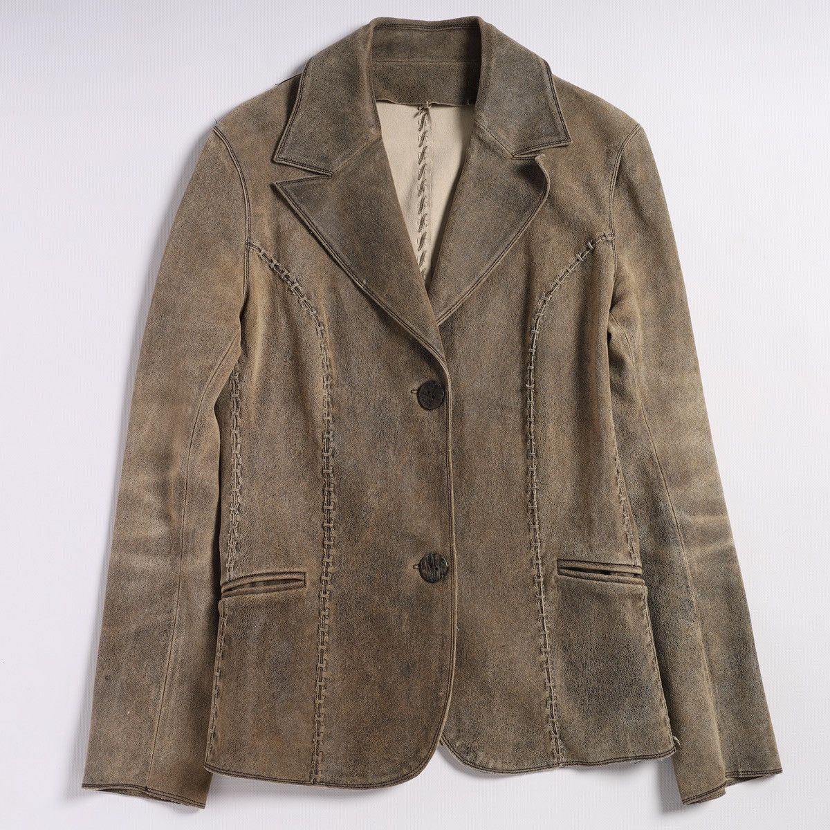 Other Rindi Leather Western Jacket Blazer Italy Fade Size M / US 6-8 / IT 42-44 - 7 Thumbnail