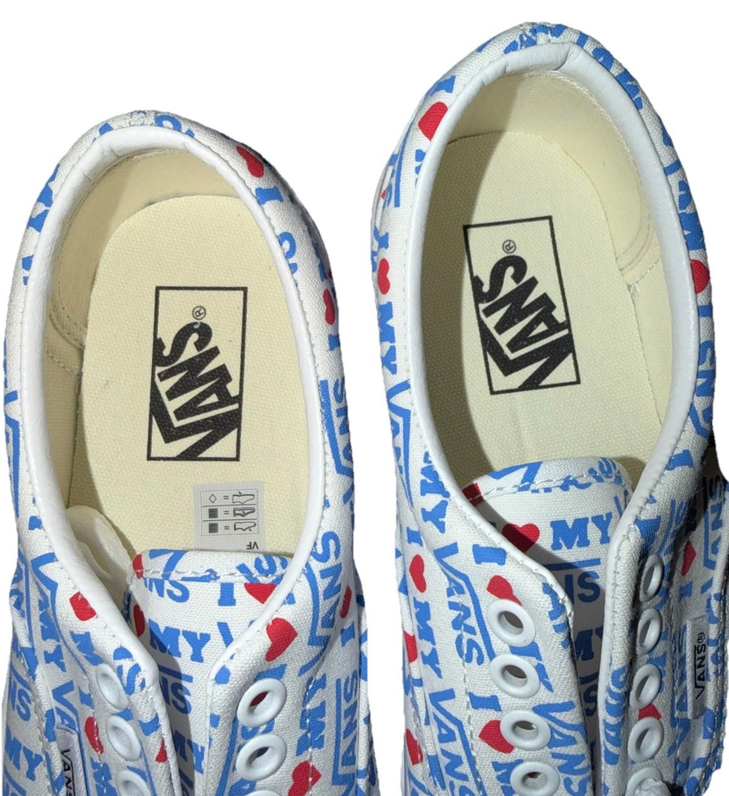 Vans Vans I Love My Vans White Canvas Sneakers Size US 7.5 / IT 37.5 - 7 Thumbnail