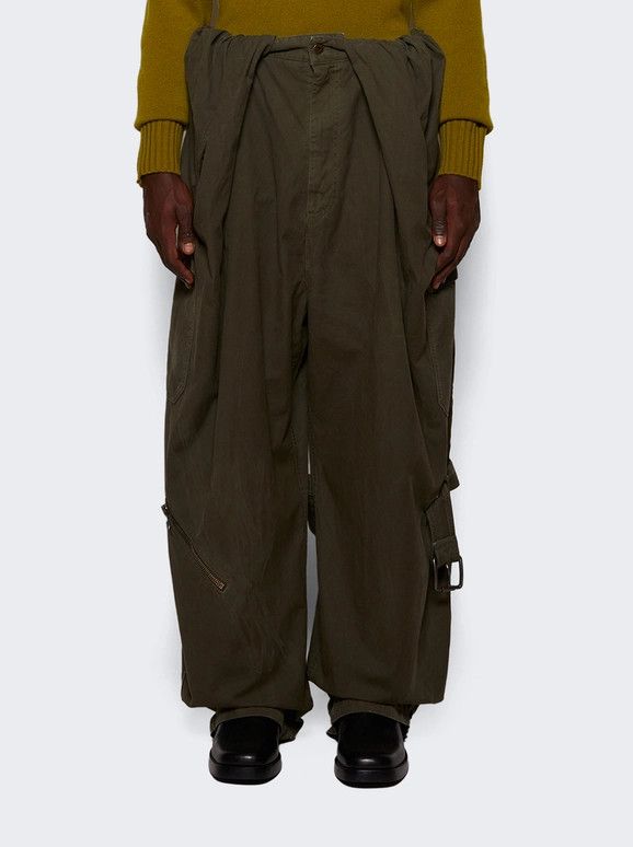 Loewe o1mle0226 Ballon Cargo Trousers in Green Size US 38 / EU 54 - 3 Thumbnail